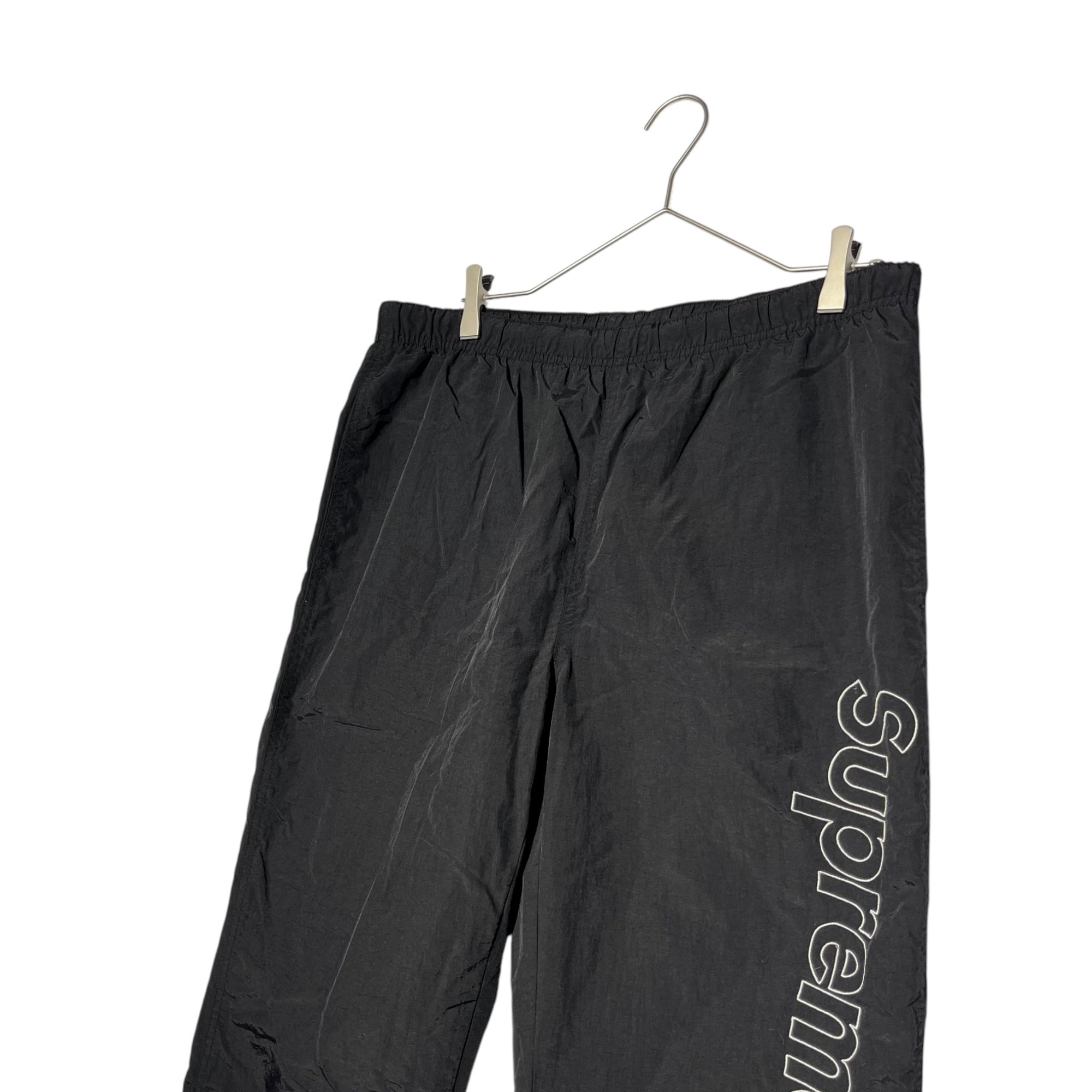 SUPREME(シュプリーム) 16SS Warm Up Pant ナイロン ウォームアップ パンツ M ブラック ジャージ トラック