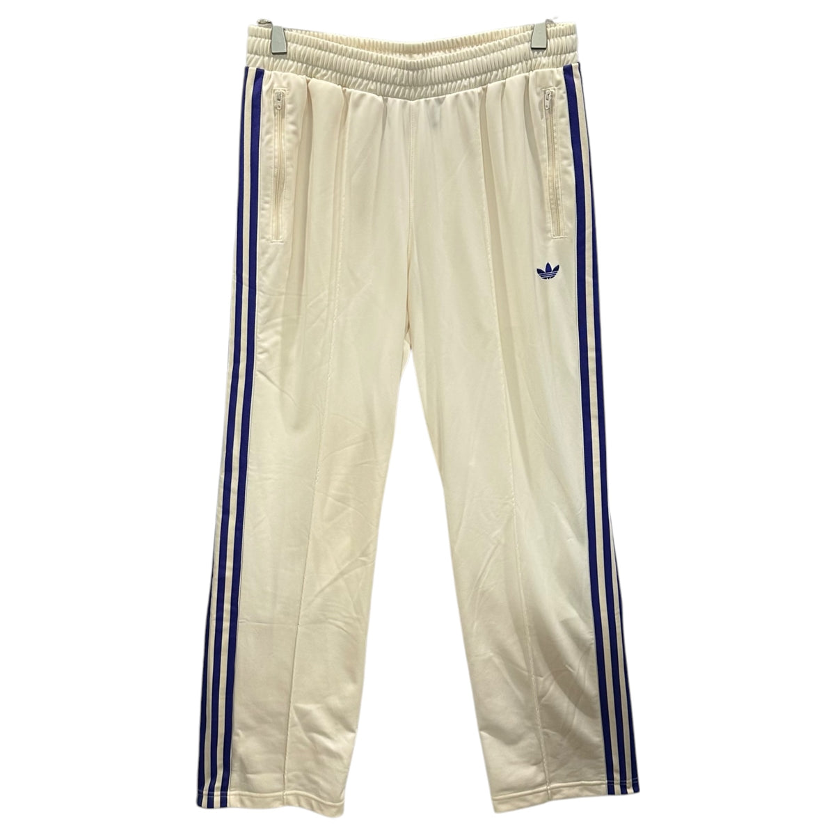 adidas(アディダス) Track Pants Gender Neutral トラック パンツ JD5265 L アイボリー×パープル ジャージ