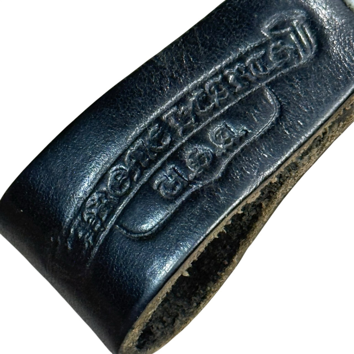 CHROME HEARTS(クロムハーツ) BELT LOOP D RING Dリング クロスボールベルトループ ブラック×シルバー