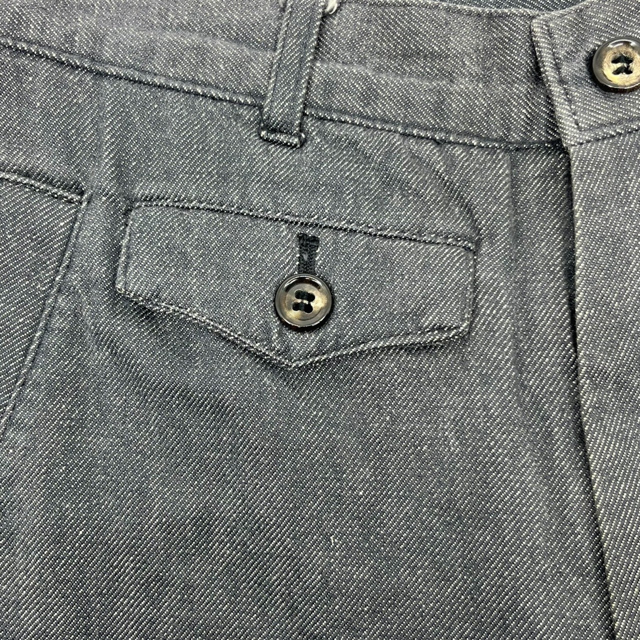 COMME des GARCONS HOMME(コムデギャルソンオム) 80's side line denim pants サイドライン デニム パンツ 川久保玲 デカオム 稀少品 HP-05021M M グレー