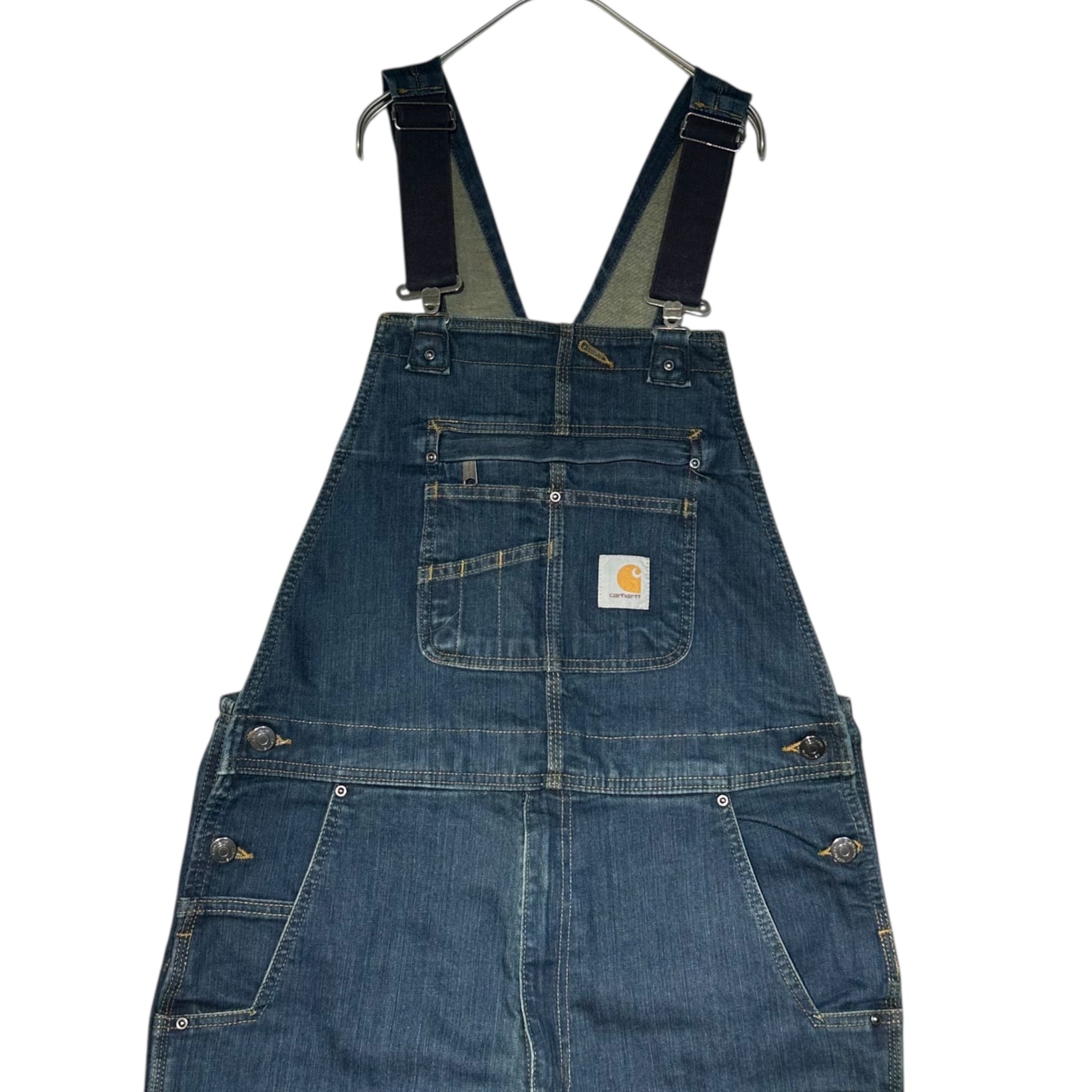 carhartt(カーハート) Double Knee Denim Overalls ダブルニー デニム オーバーオール 103322-498 36×30 インディゴ