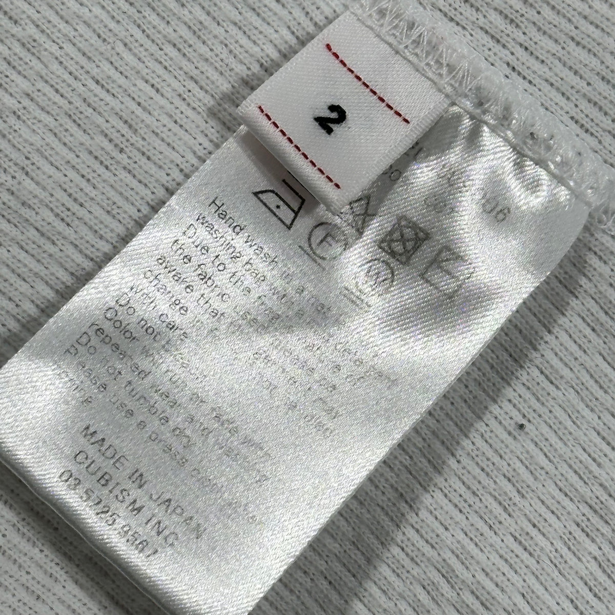 VISVIM(ビズビム/ヴィズヴィム) 2019AW SUBLIG THERMAL CREW 3-PACK L/S サブリグ サーマル クルーネック ロングスリーブ 長袖 カットソー 0119205009006 2 ホワイト Tシャツ