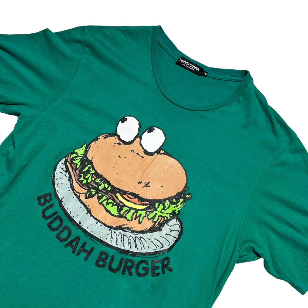 UNDERCOVER(アンダーカバー) BUDDAH BURGER T-SHIRT ブッダバーガー Tシャツ ハンバーガー 2(M) グリーン