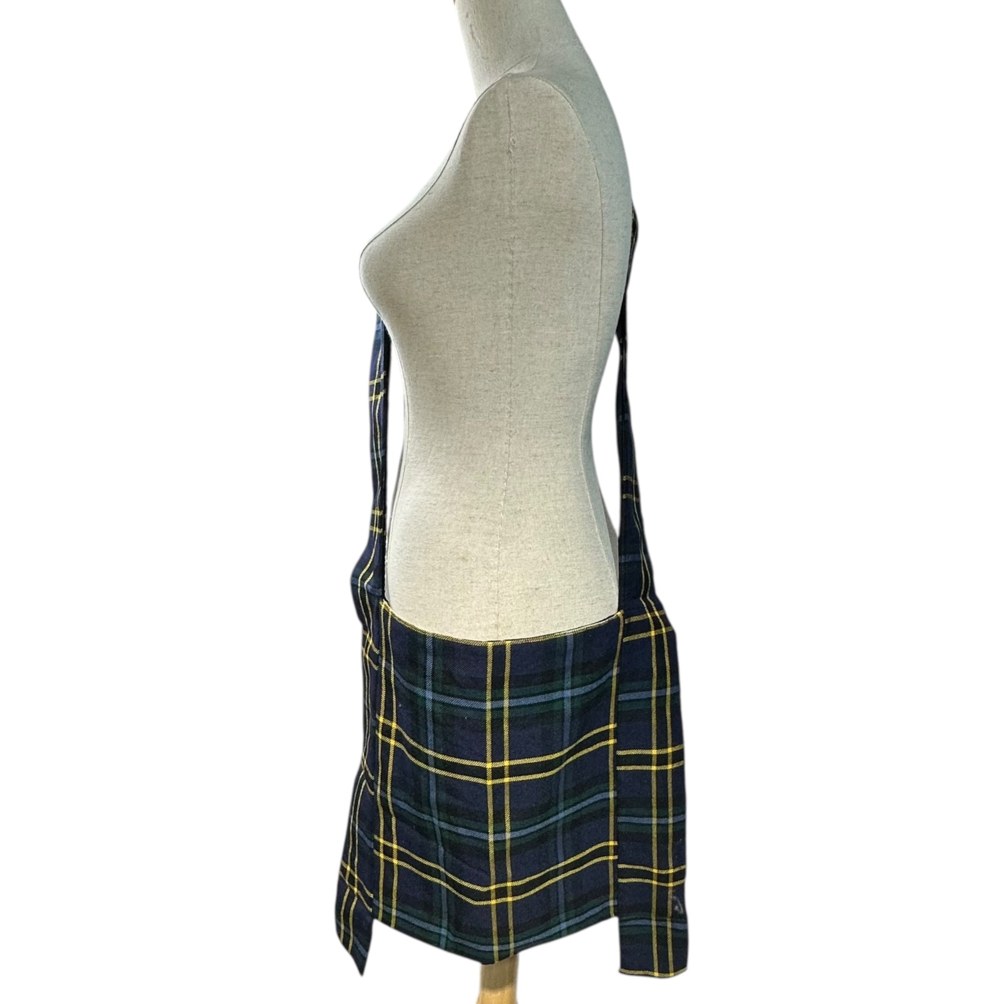 COMME des GARCONS COMME des GARCONS(コムデギャルソンコムデギャルソン) France made Tartan Check Wool Shoulder Bag タータンチェック ウール ショルダー バッグ S7SC07 ネイビー×グリーン フランス製