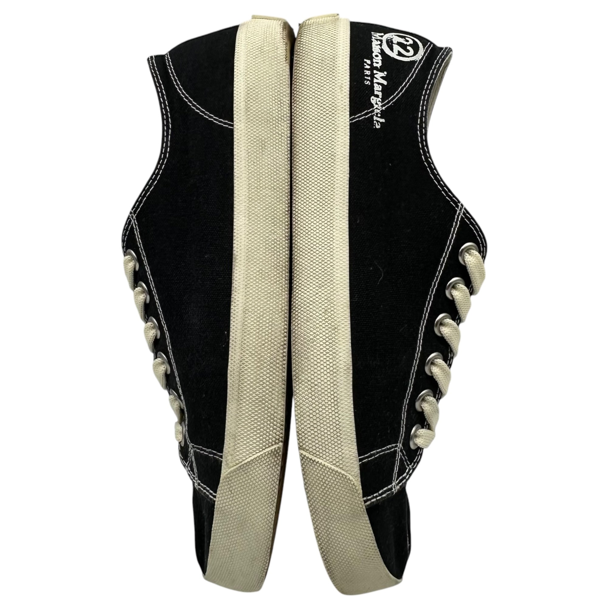 MAISON MARGIELA(メゾンマルジェラ) TABI CANVAS SNEAKER 足袋 キャンバス スニーカー 40(25cm~25.5cm程度) ブラック タビ