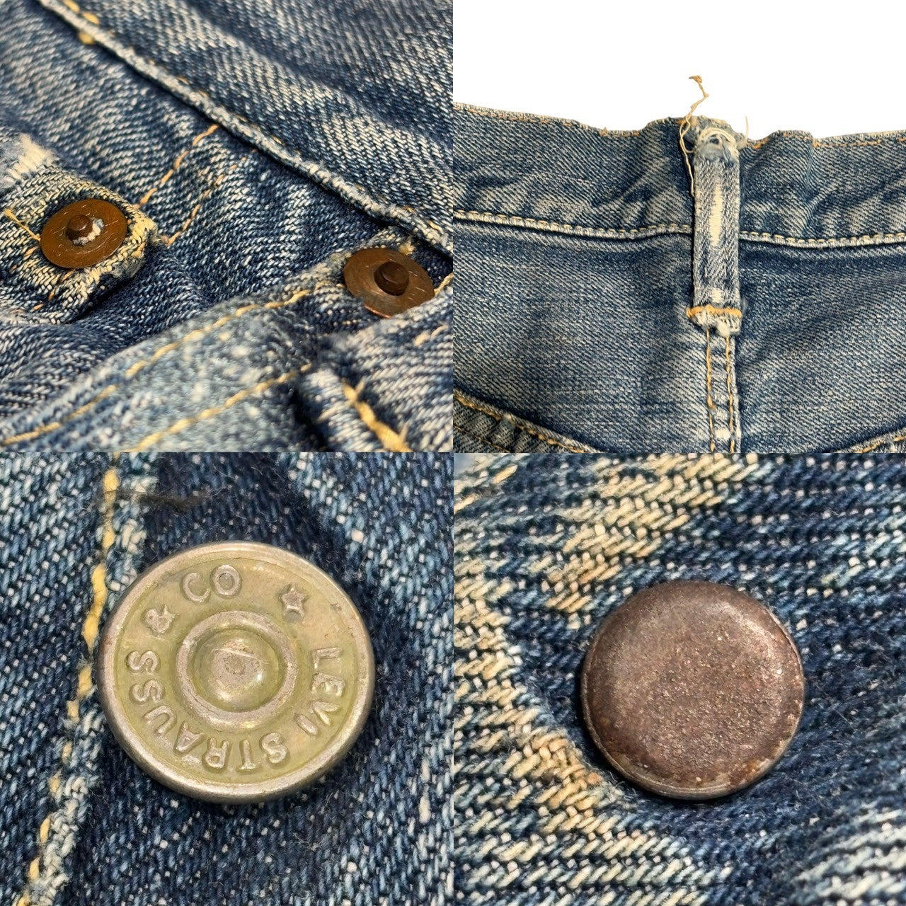 Levi's(リーバイス) 50's 501XX 1947Model Denim Pants 47後期 ヴィンテージ デニム パンツ 片面タブ 実寸W29.5程度(75cm程度) インディゴ