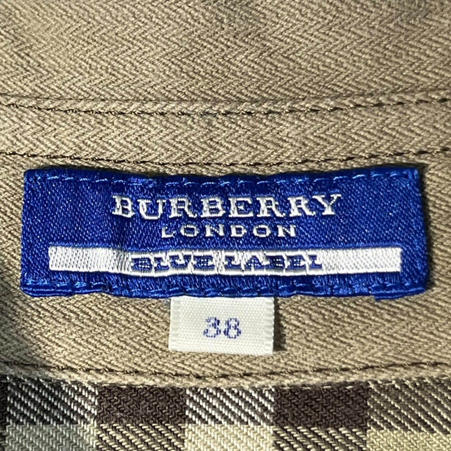 BURBERRY BLUE LABEL(バーバリーブルーレーベル) ライニング ノバチェック ショートパンツ オールインワン FM505-105-70 38(M程度) ベージュ サロペット