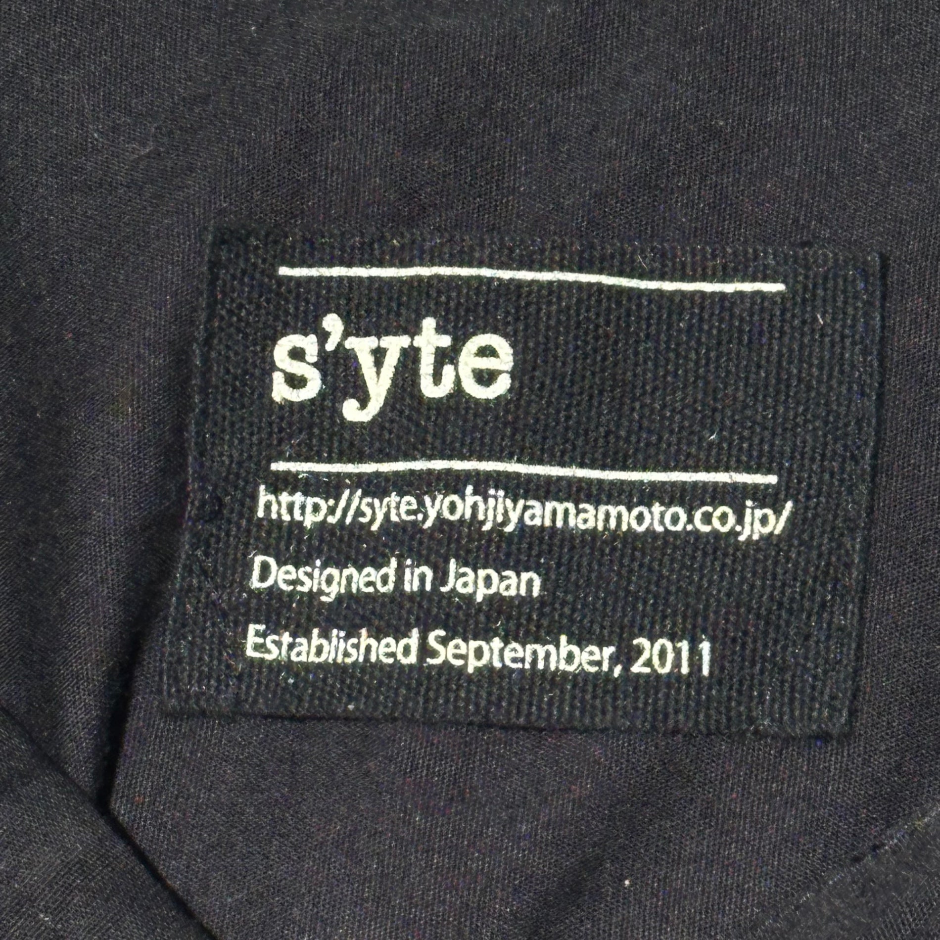 s'yte(サイト) Broad Regular Collar Shirt ブロード レギュラーカラー シャツ UK-B34-030 M ブラック