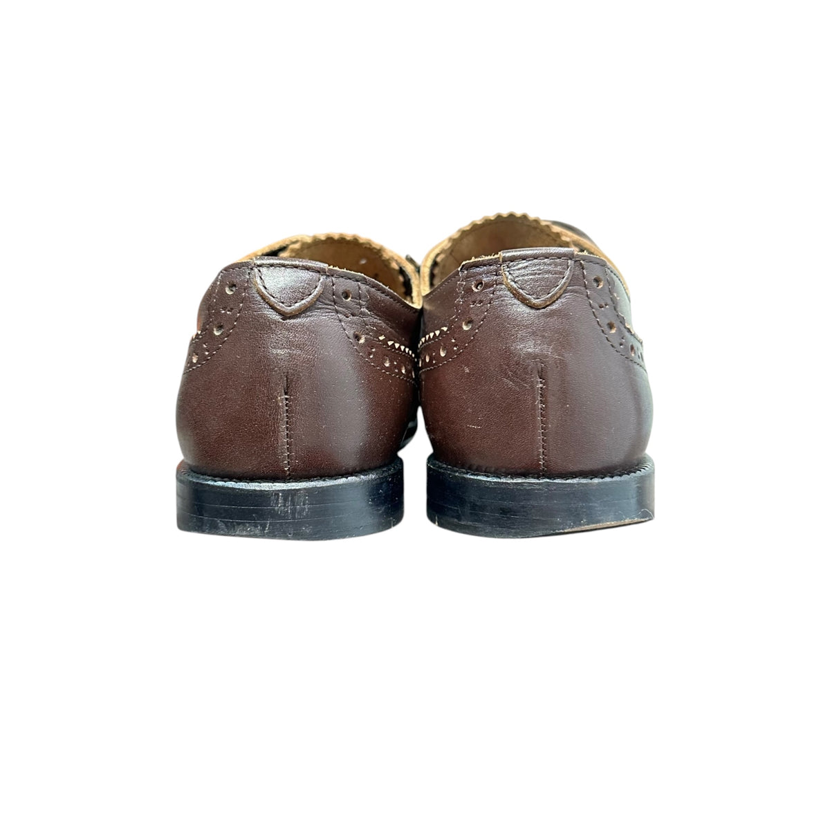 COMME des GARCONS HOMME PLUS(コムデギャルソンオムプリュス) Medallion Leather Shoes メダリオン レザー シューズ PM-K101 25.5cm ブラウン
