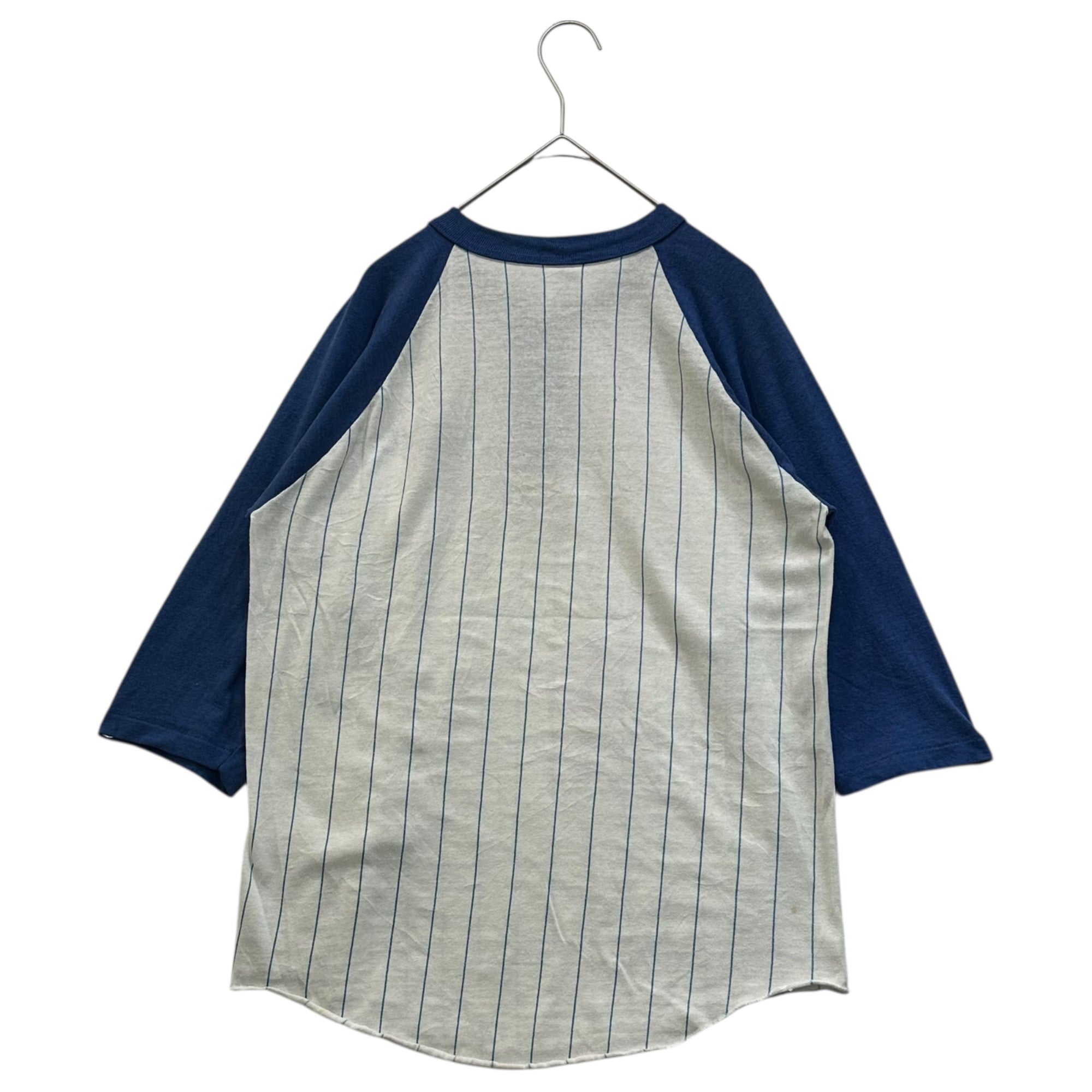 NIKE(ナイキ) 70's baseball shirt ゴツナイキ ベースボール シャツ 38-40(SM程度) ホワイト×ブルー 70年代 ヴィンテージ オリジナル ラグラン カットソー Tシャツ