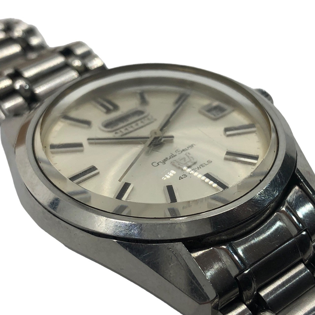 CITIZEN(シチズン) 60's Crystal Seven 43 JEWELS クリスタル セブン 81000059 シルバー 石 腕時計 ウォッチ 1968年製造モデル 60年代