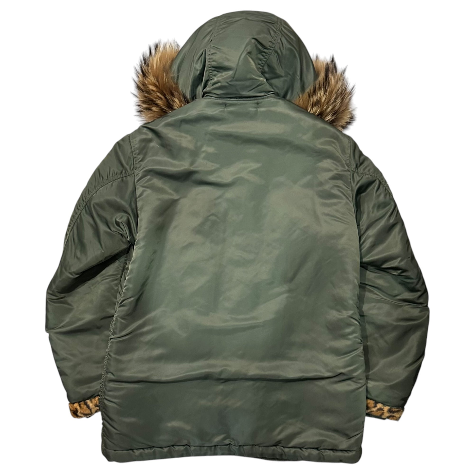 WTAPS(ダブルタップス) 10AW N-3B JACKET FIELD NYLON TWILL ファー ミリタリー ジャケット 102GWDT-JKM04 M カーキ ROKUDENASHI期 レオパード
