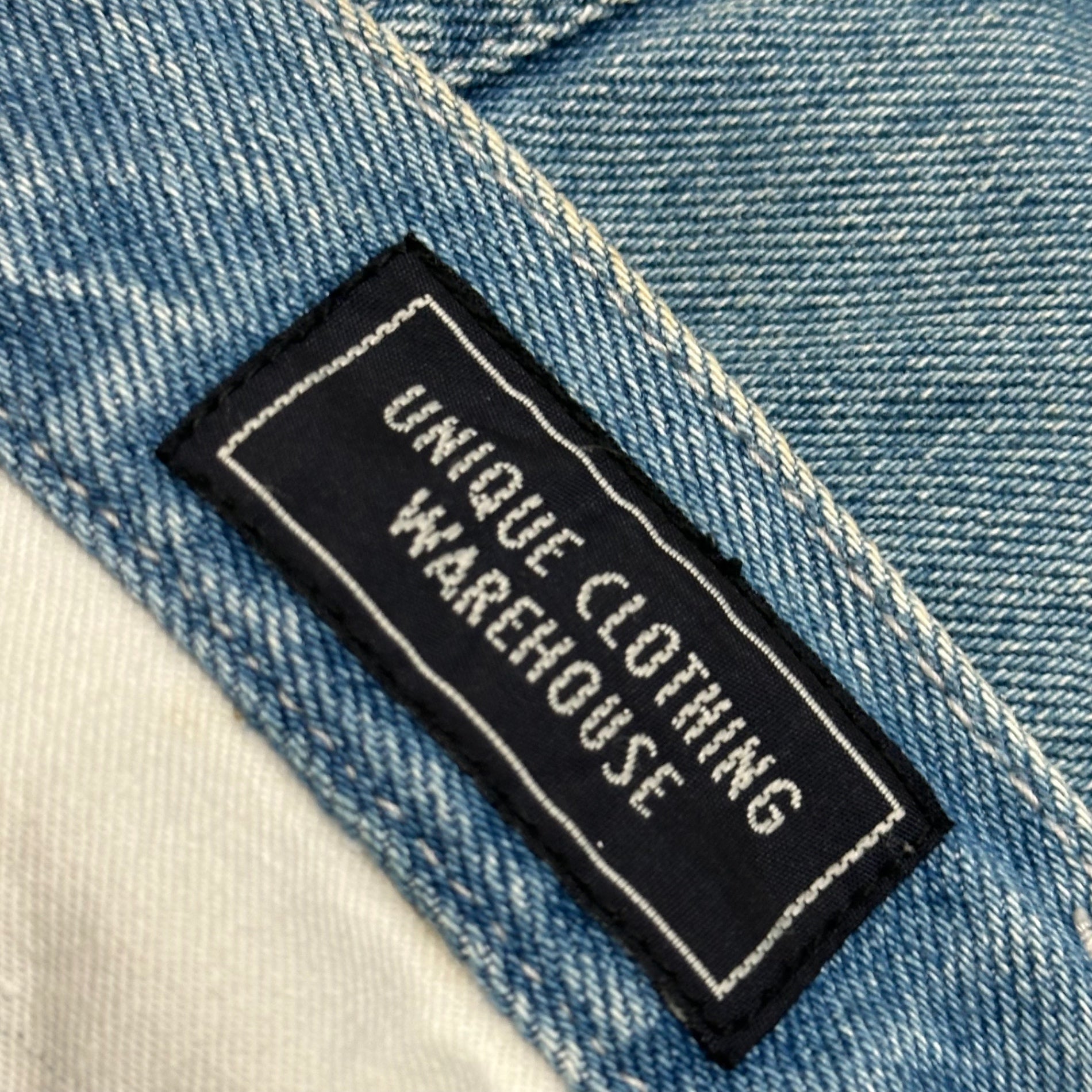 UNIQUE CLOTHING WAREHOUSE(ユニーククロージングウェアハウス) 80's DENIM SHORTS デニム ショーツ 約W30(78cm) ライトインディゴ 80年代 最初期タグ ヴィンテージ OLD UNIQLO ユニクロ パンツ