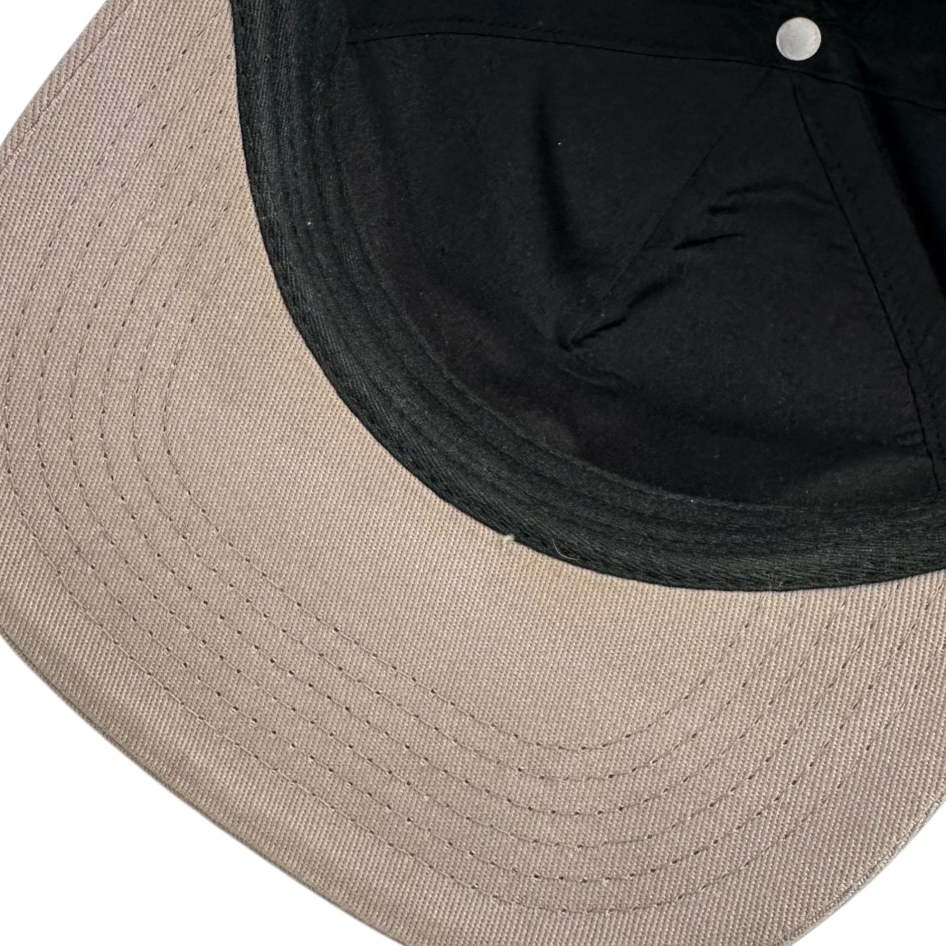 ASKYURSELF(アスクユアセルフ) Embroidered Baseball Cap 刺繍 ベースボール キャップ ブラック×グレー