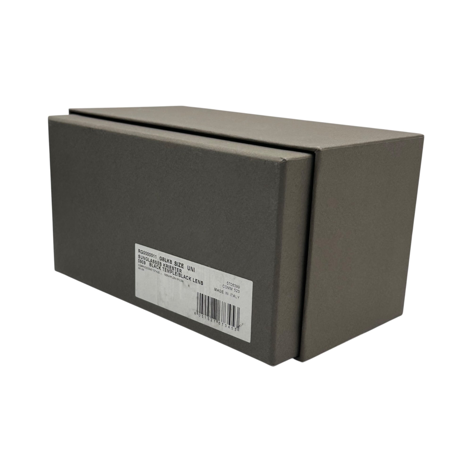 【実店舗限定】Rick Owens(リックオウエンス) Kriester Sunglasses クリースター サングラス RG0000011 GBLKSB ブラック