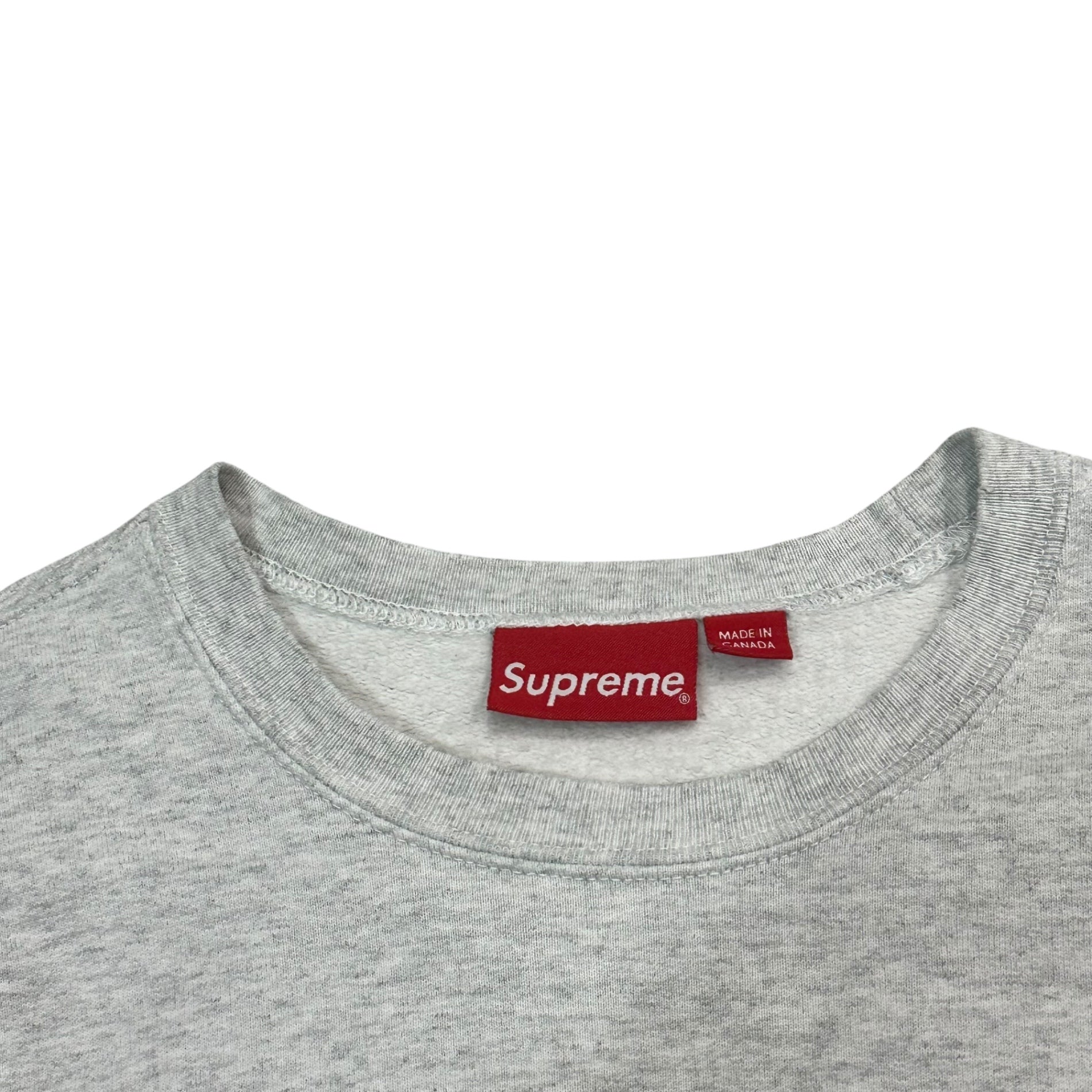 SUPREME(シュプリーム) 19AW Breed Crewneck ロゴ プリント スウェット M ライトグレー 19FW
