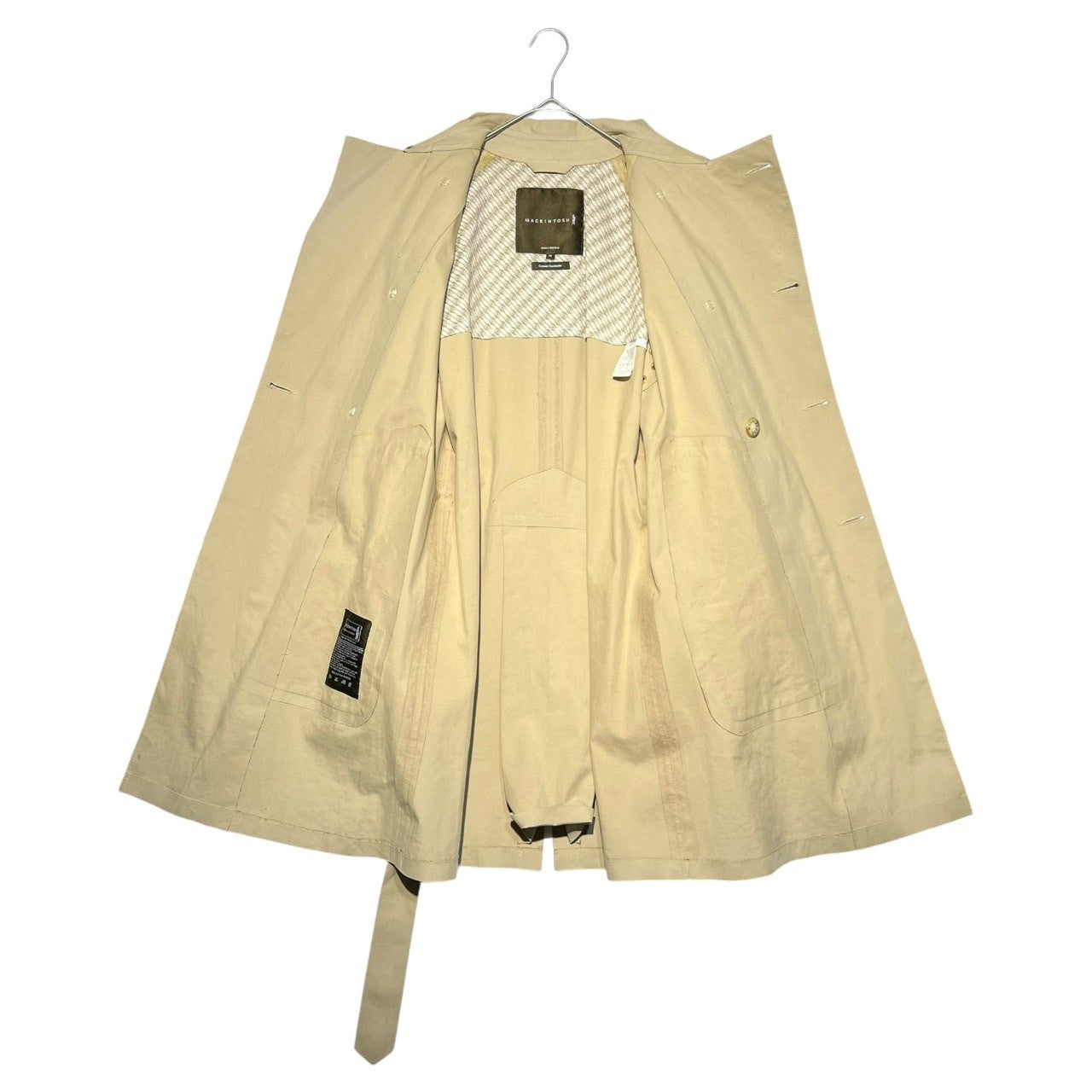 MACKINTOSH(マッキントッシュ) rubberized trench coat ゴム引き トレンチコート 36(S) ベージュ