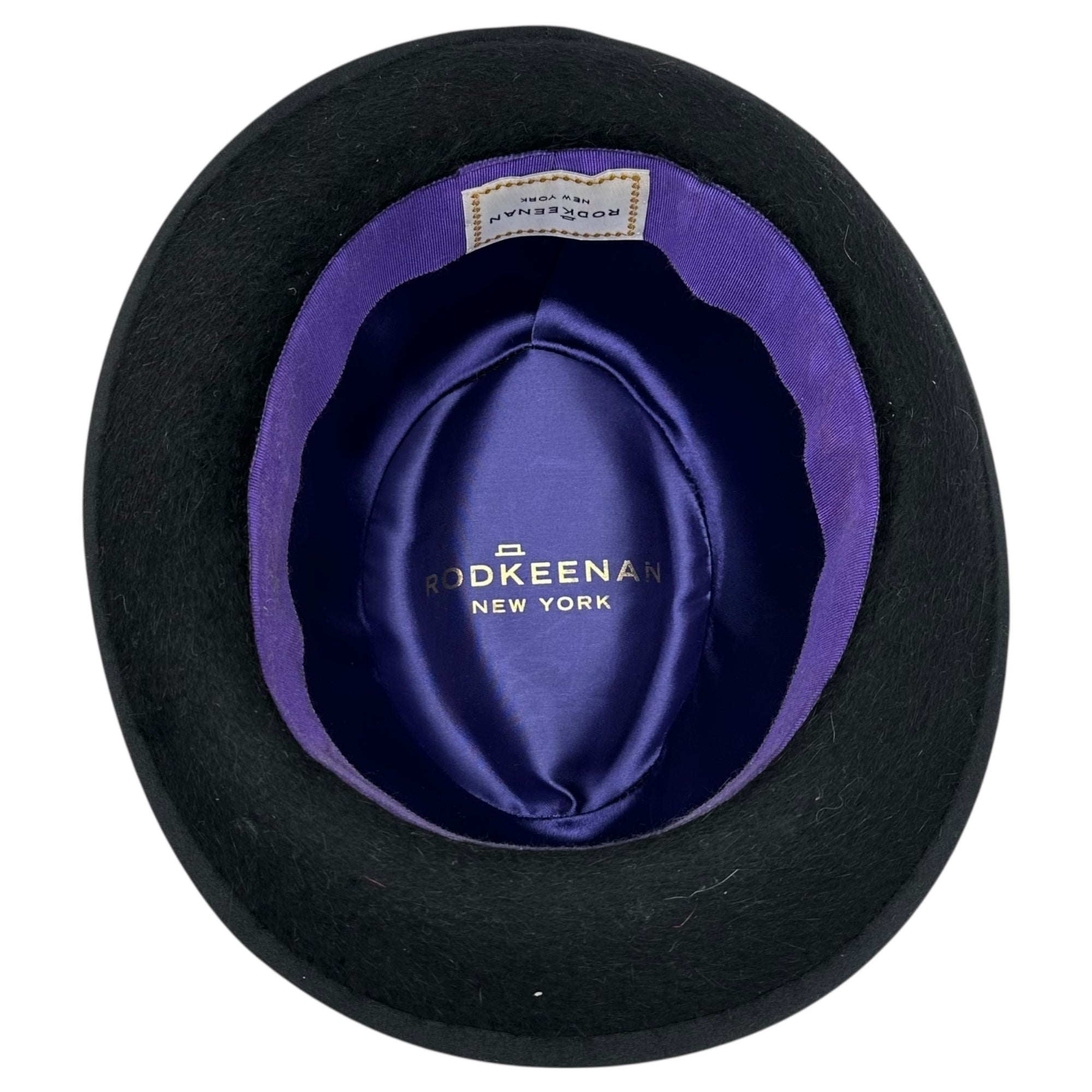 RODKEENAN(ロッドキーナン) Foldable Wool Hat 中折れ ウール ハット フェルト ブラック 帽子