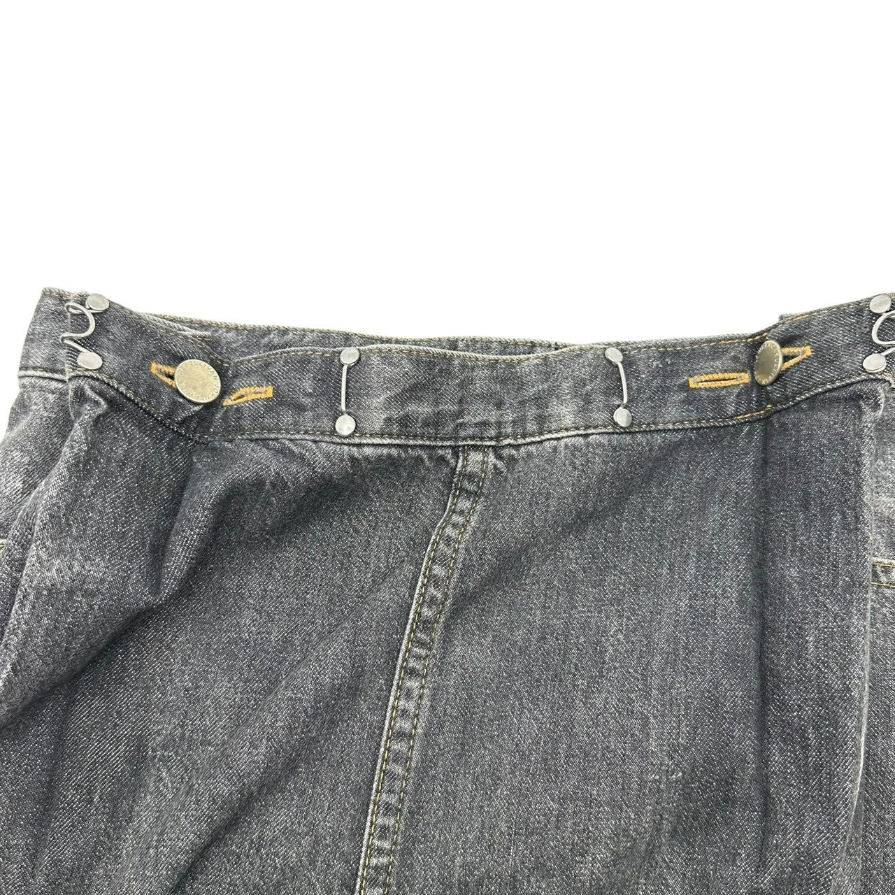 JOHN LAWRENCE SULLIVAN(ジョンローレンスサリバン) RIGID DENIM WIDE PANTS リジッド デニム ワイド パンツ JLSW-12 S ブラック