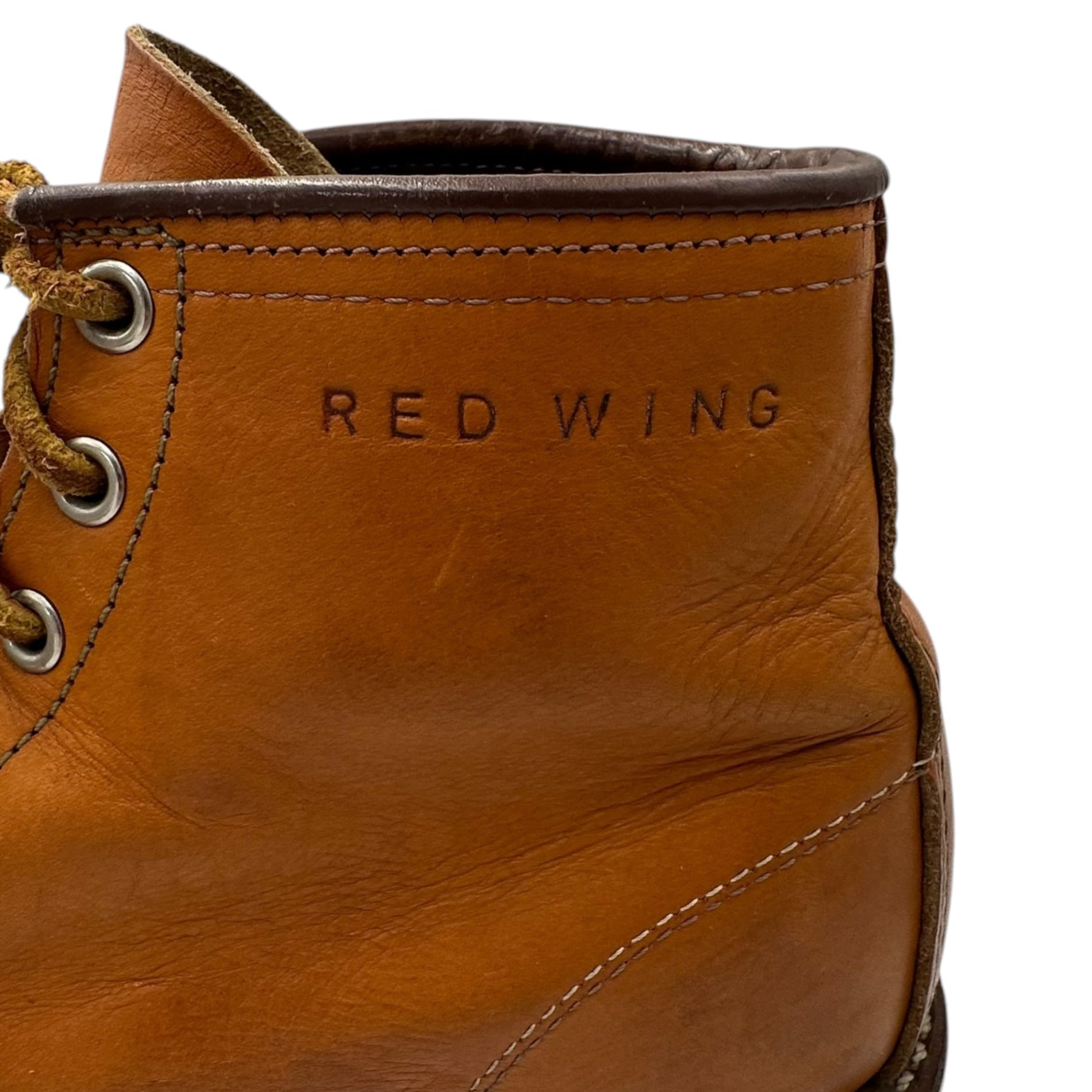 REDWING(レッドウィング) Irish Setter 6" Moc-Toe  アイリッシュセッター 6インチ モックトゥ ゴールド ラセット ブーツ 9875 9E(27cm) ライトブラウン ワーク 犬タグ 復刻 2014年製造
