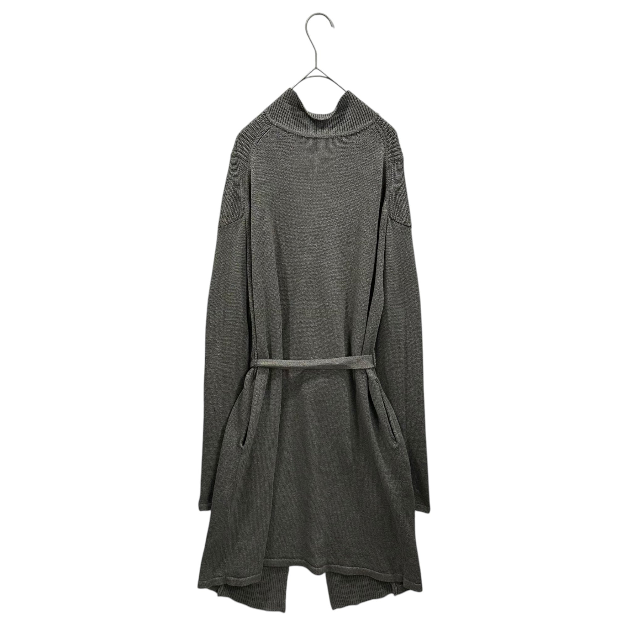 The Viridi-anne(ザヴィリディアン) 2017SS Co/Pa/Ra Long Cardigan コットン ペーパー レーヨン ロング カーディガン VI-2686-07 1 グレー ニット