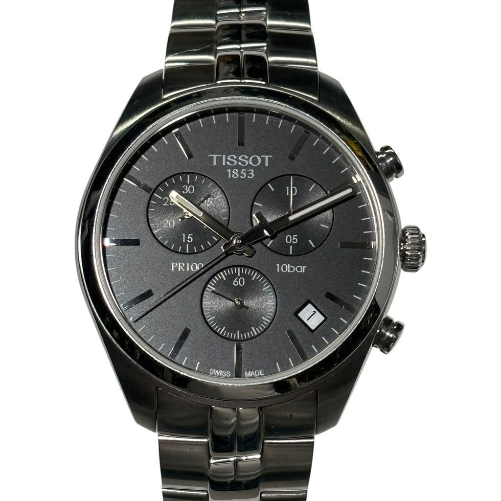良品 TISSOT ティソ PR100 クロノグラフ 正常稼動品 フルコマ TISSOT 