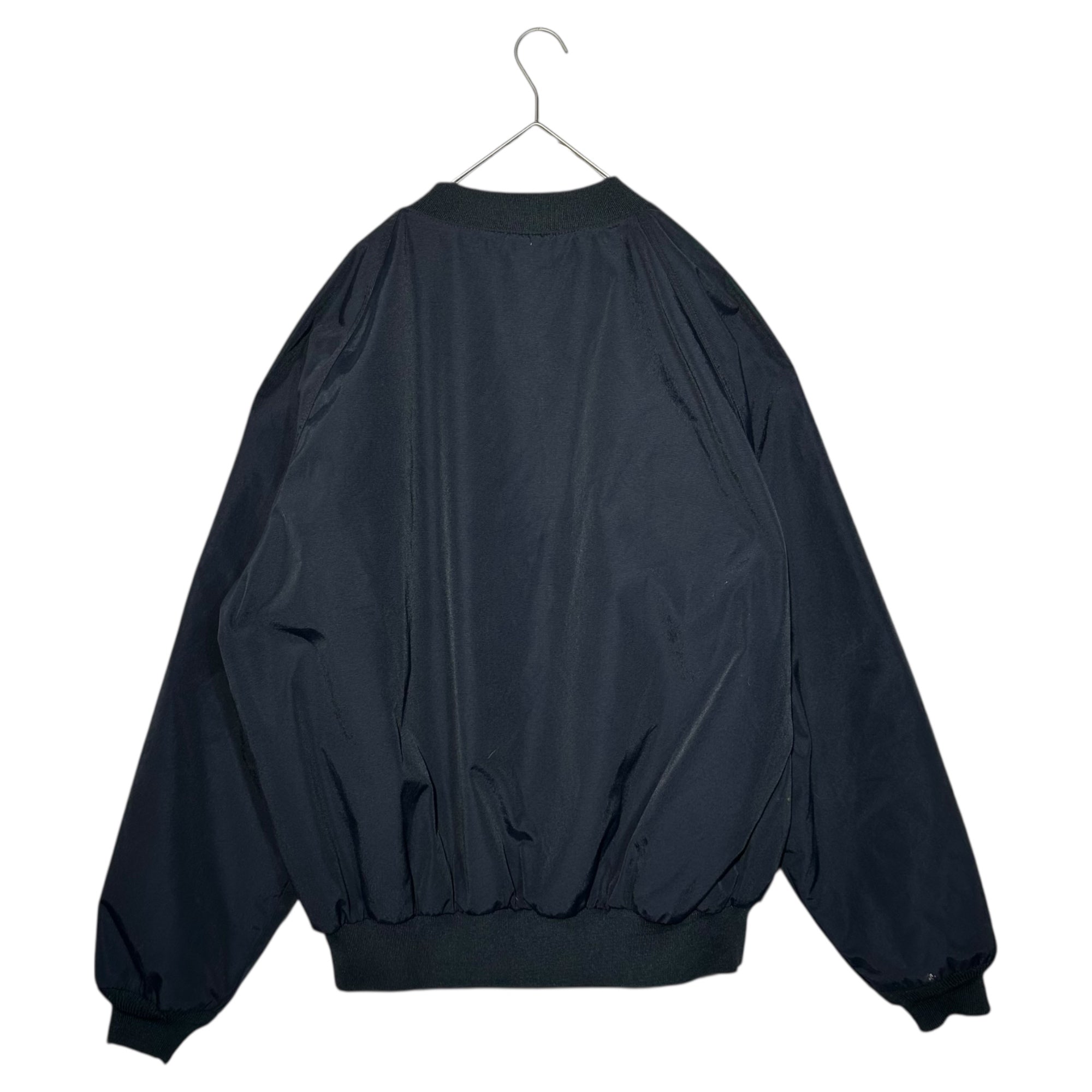 Blauer(ブラウアー) 90’s USA made Quilted Liner Nylon Bomber Jacket キルティング ライナー ナイロン ボンバー ジャケット XL ブラック 90年代 古着 ヴィンテージ MA-1