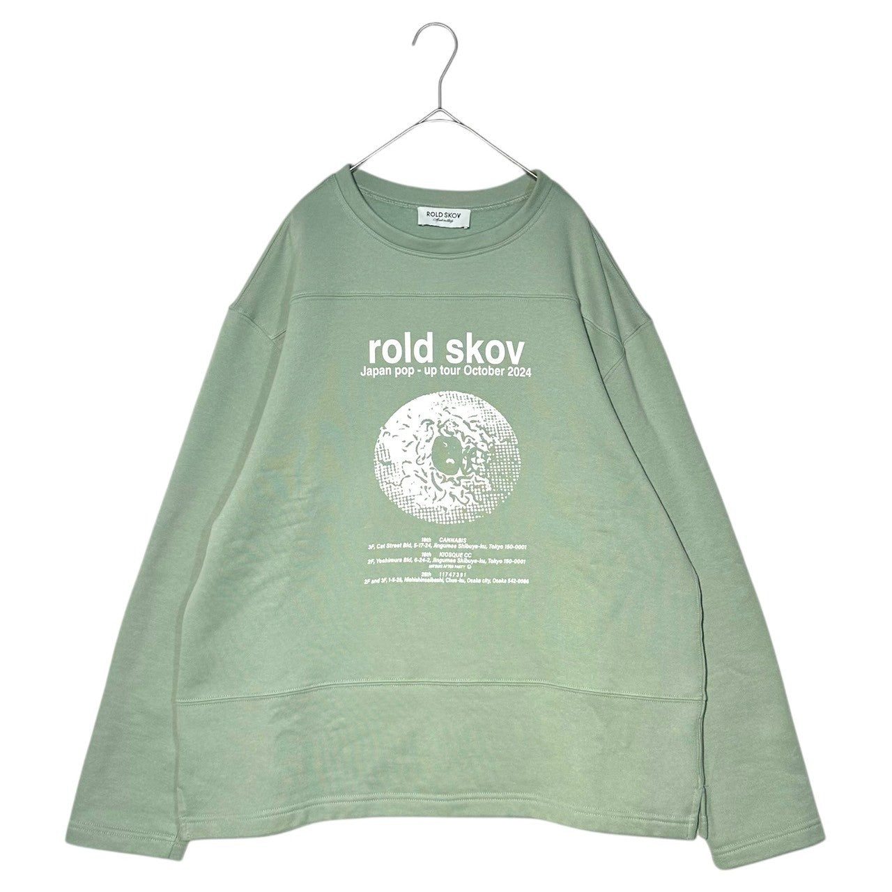 ROLD SKOV(ロードスコフ) 24SS ”japan pop - up tour October 2024” Sweatshirt プリント スウェット S ミント