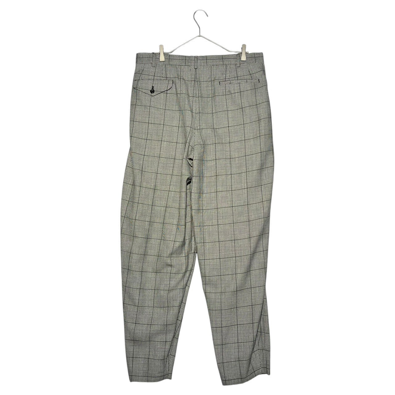 COMME des GARCONS HOMME PLUS(コムデギャルソンオムプリュス) 21AW DARKROOM期 Houndstooth pattern tapered slacks 千鳥柄 テーパード スラックス PH-P039 M グレー AD2021