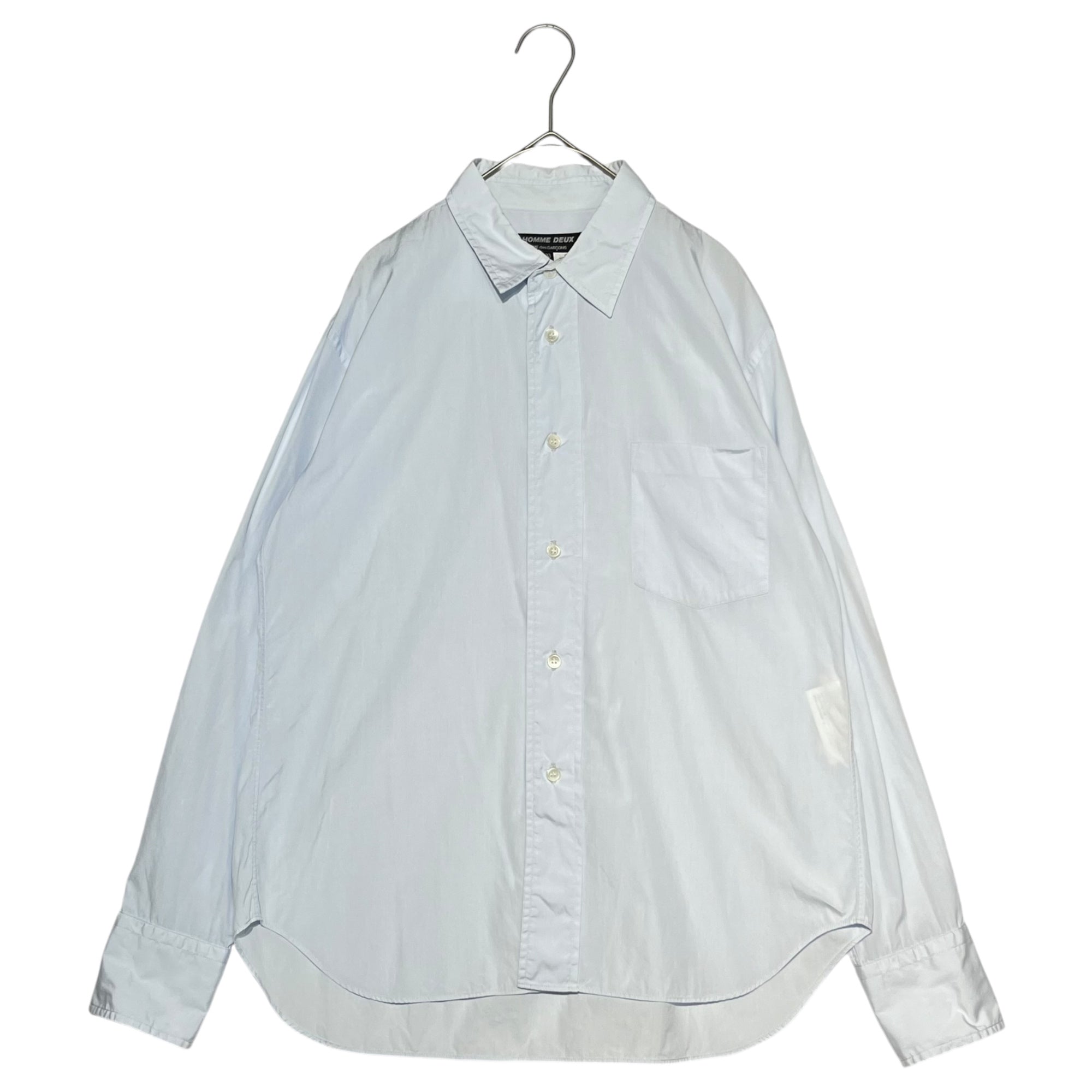 COMME des GARCONS HOMME DEUX(コムデギャルソンオムドゥ) 17SS long sleeve dress shirt 長袖 ドレスシャツ DS-B021 XS ライトブルー AD2016