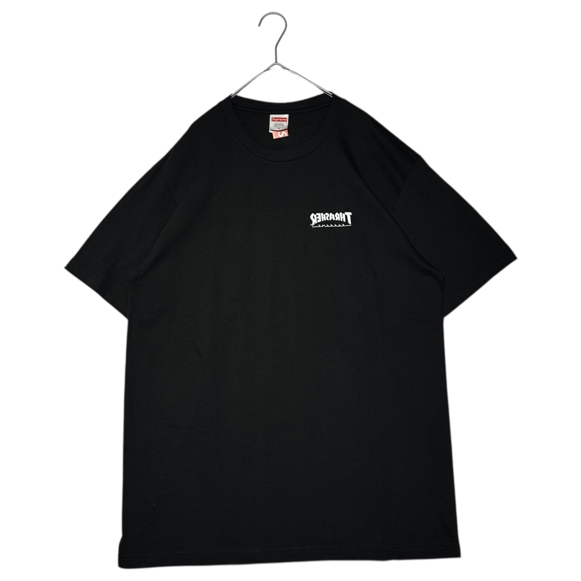 SUPREME(シュプリーム) 24a Thrasher Cross Tee スラッシャー クロス Tシャツ M ブラック×ホワイト 半タグ付