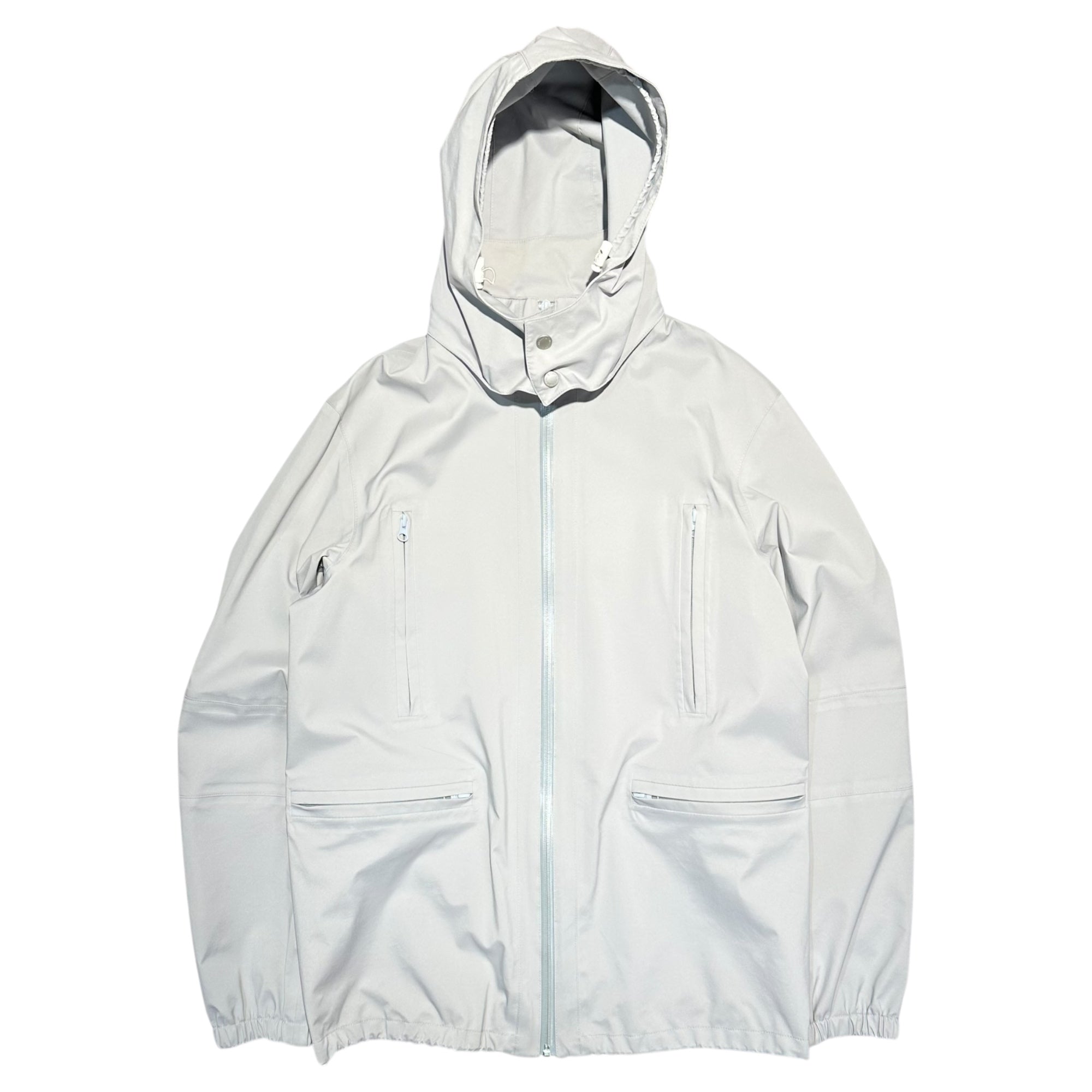 ck Calvin Klein(シーケーカルバンクライン) GORE-TEX Tech Hoody Jacket ゴアテックス テック フーディ ジャケット 381-5.CCC.CB.YS.0011 XL ライトグレー マウンテンパーカー