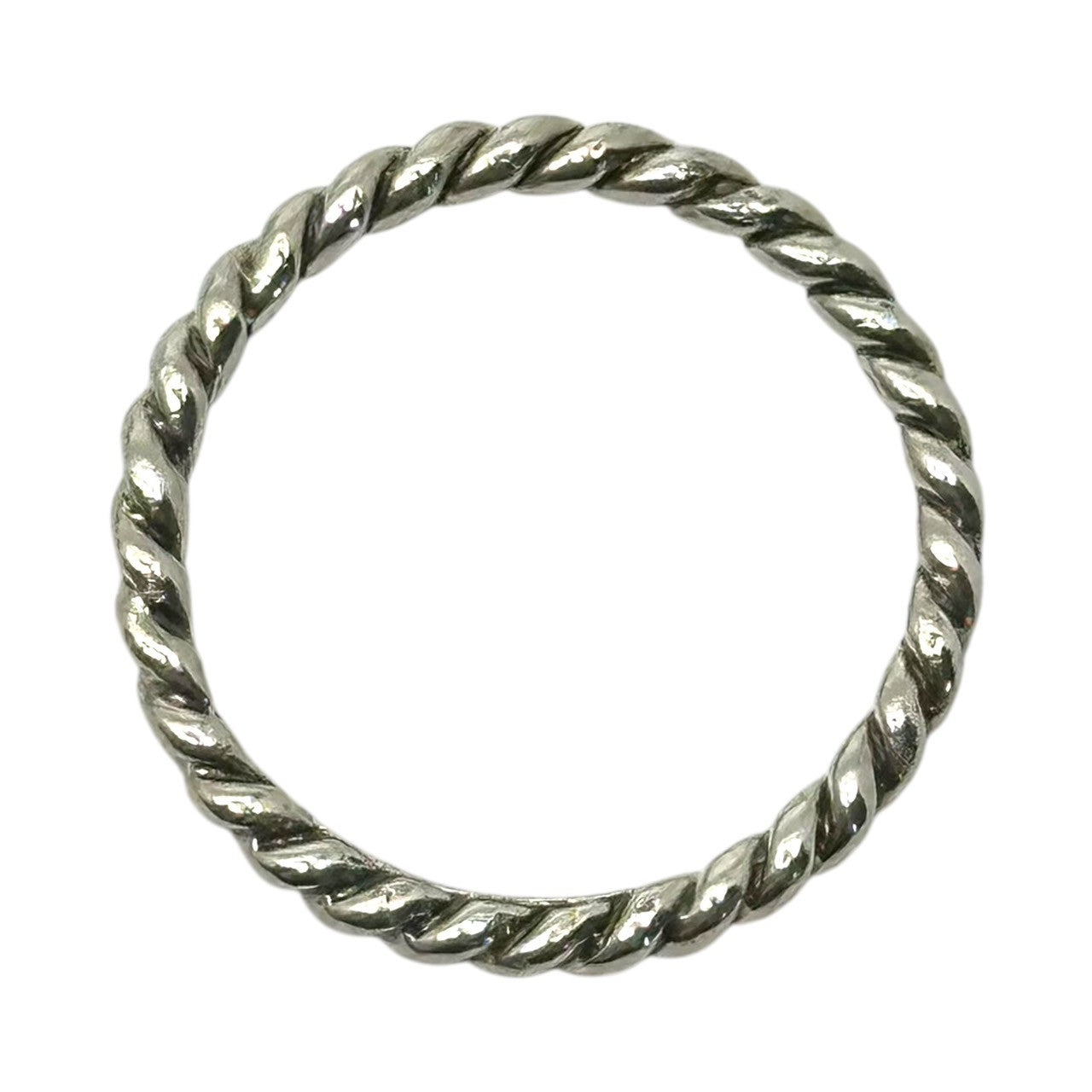【SALE対象外】TIFFANY & CO.(ティファニー) Silver Twist Ring シルバー ツイスト リング 指輪 13号 箱付 シルバー SV925