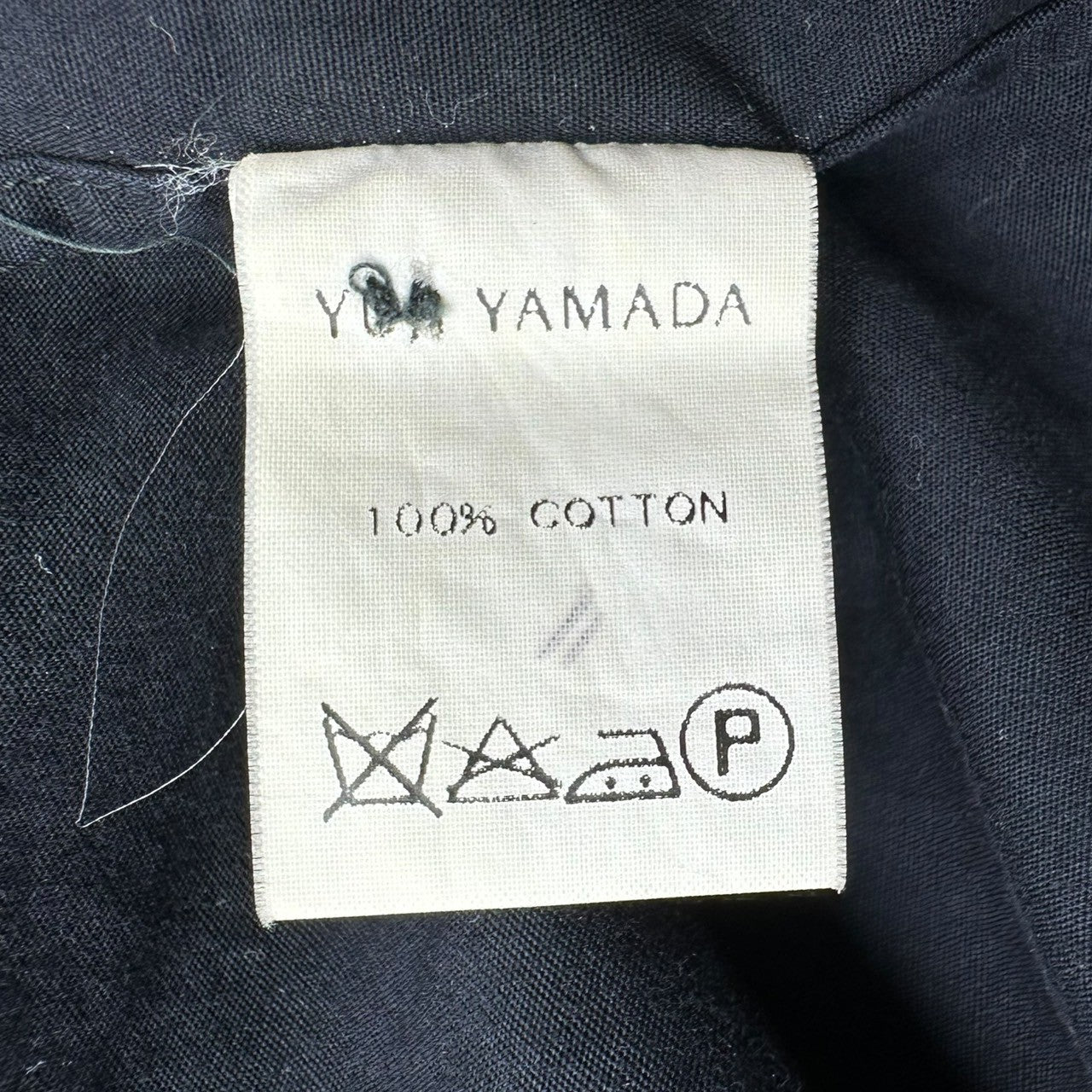 yuji yamada(ユージヤマダ) 90's Front hook design long sleeve shirt 90年代 フロント フック デザイン 長袖 シャツ ブラック