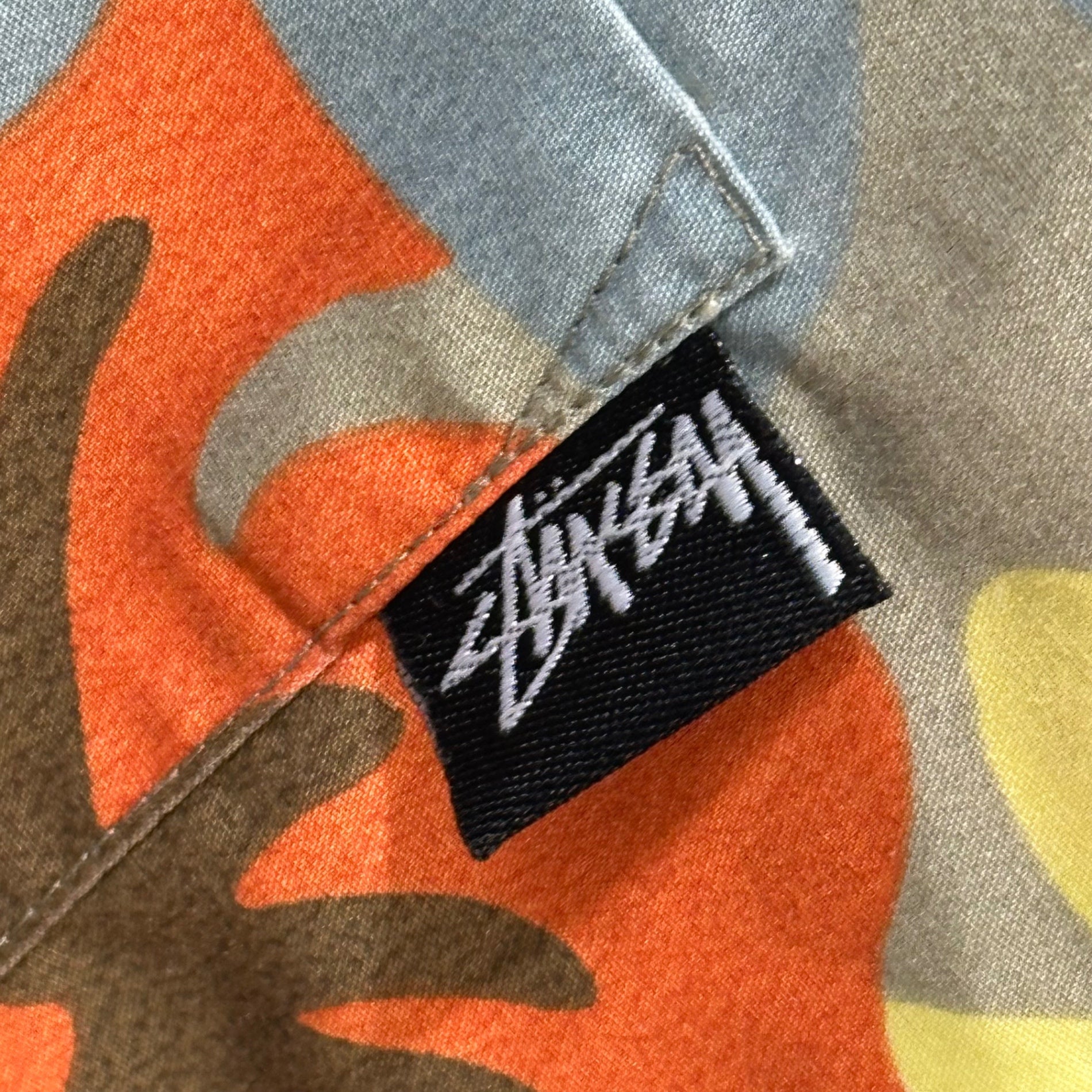 STUSSY(ステューシー) 00's Open-Collar S/S Shirt - Floral pattern オープンカラー 半袖 シャツ フラワー M マルチ 花柄 開襟