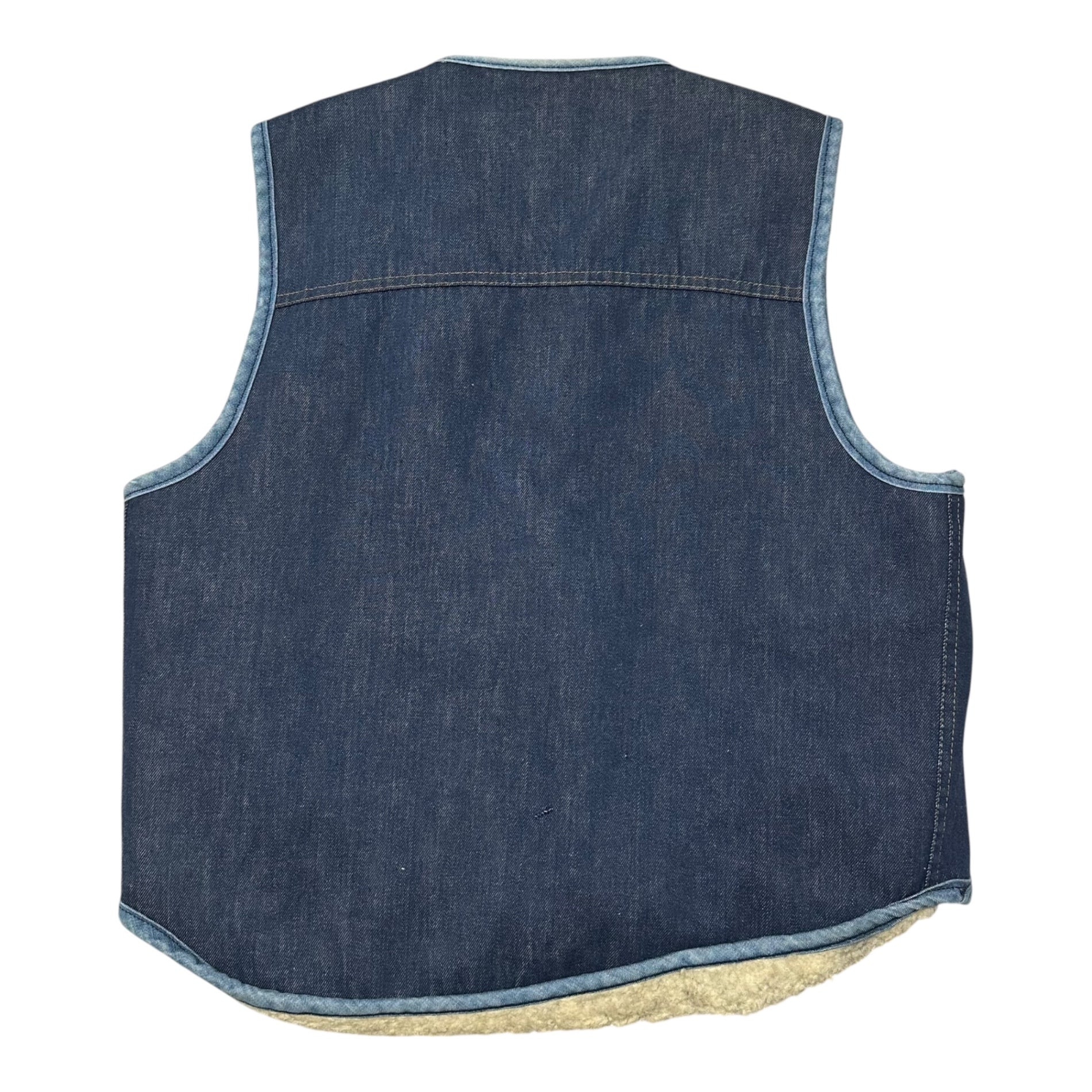 Roebucks(ローバックス) 70's Boa Liner Denim Vest ボア ライナー デニム ベスト L デニム 70年代 ヴィンテージ Sears