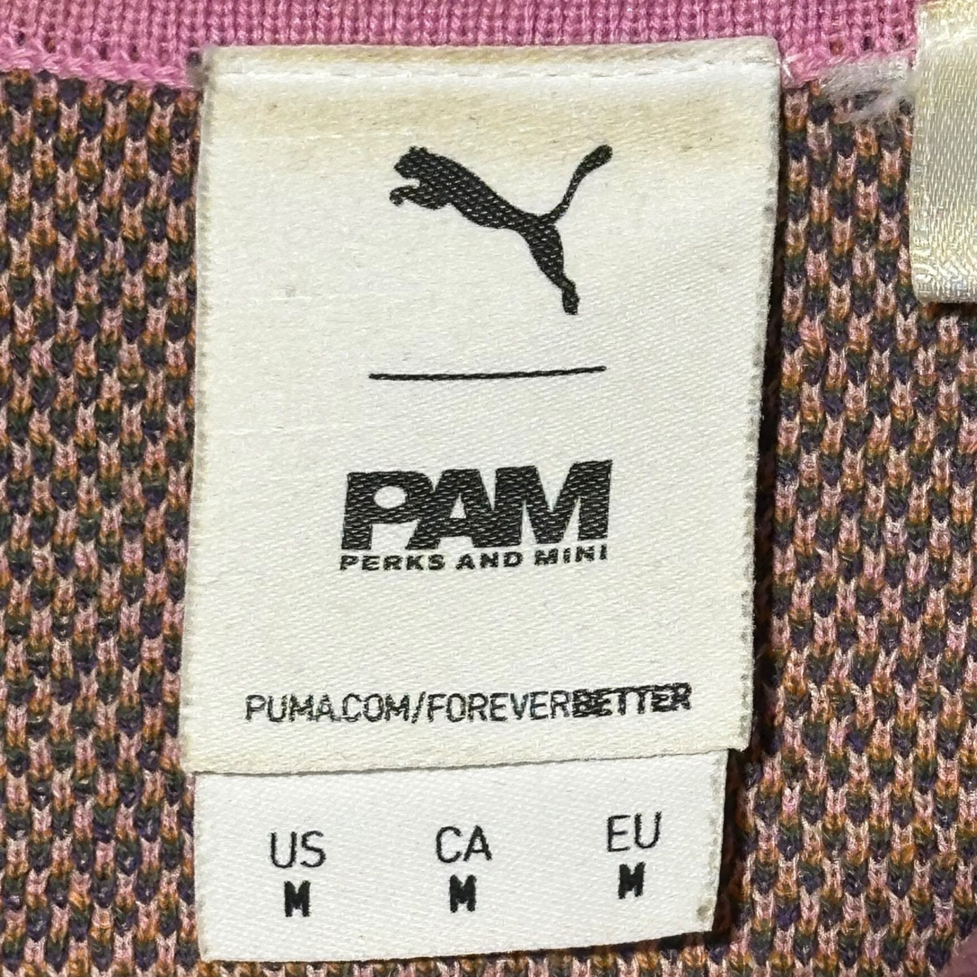PUMA×PAM(プーマ×パム) 22AW M P.A.M. KNITTED LONGSLEE 長袖 ニット ポロ シャツ 536004-66 M マルチ