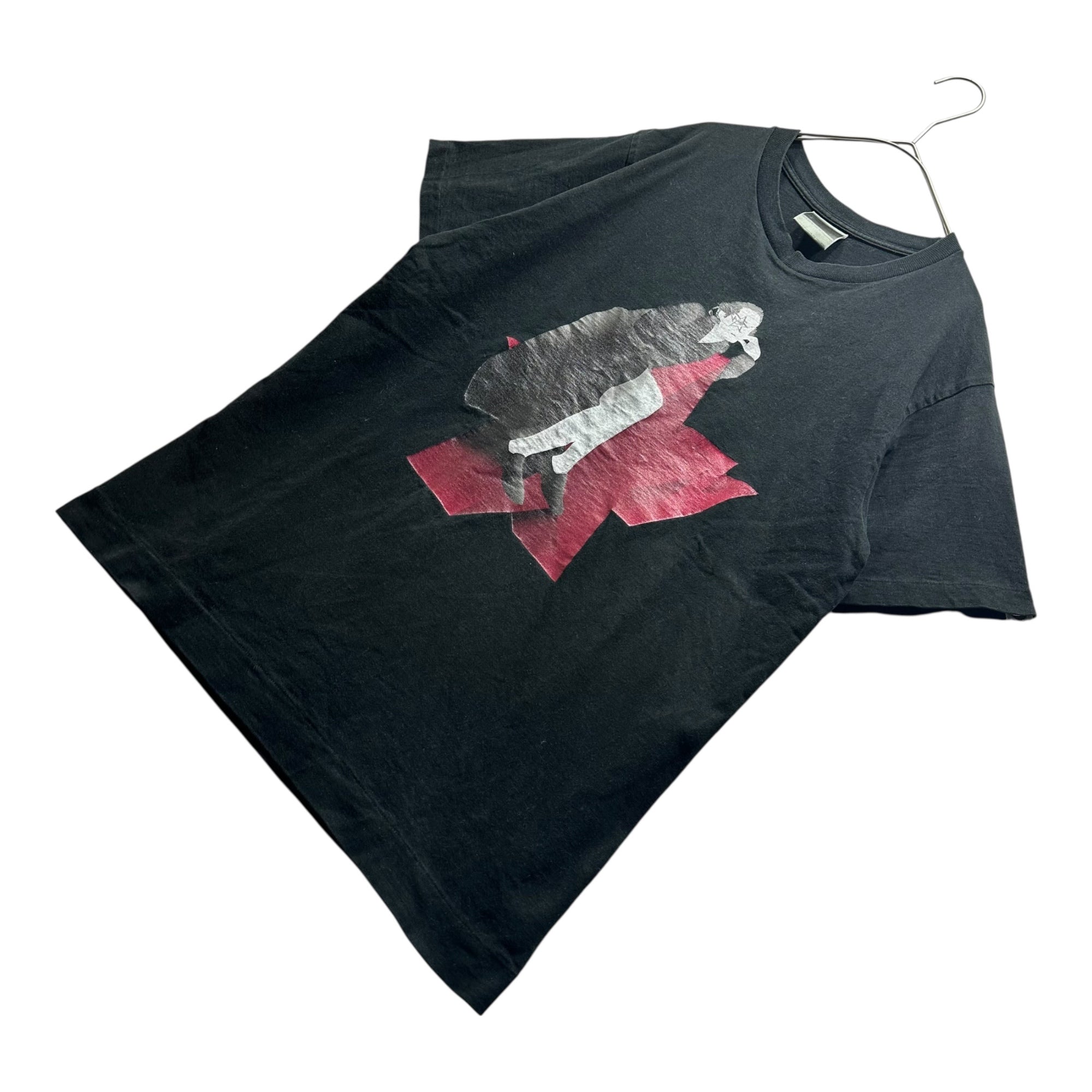 A BATHING APE(アベイシングエイプ) 90~00's STAR GIRL T-SHIRT スター ガール Tシャツ 90~00年代 M ブラック×ホワイト×レッド