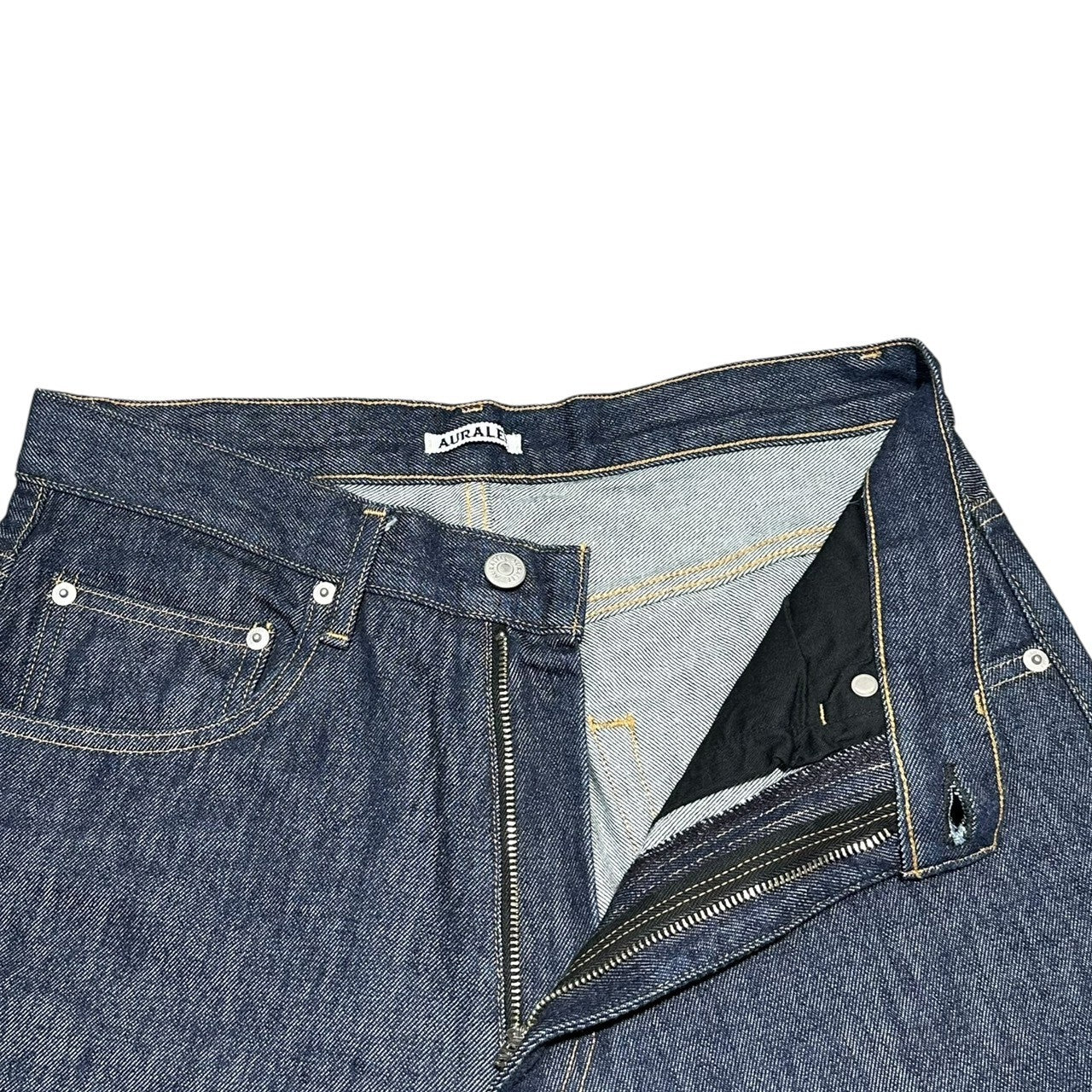 AURALEE(オーラリー) 20AW HARD TWIST DENIM 5P PANTS ハード ツイスト デニム パンツ A00P03DM 30 インディゴ