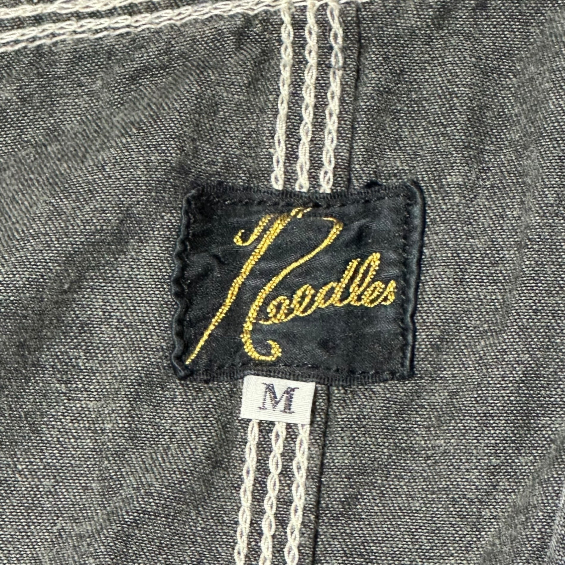 NEEDLES(ニードルズ) Workwear Denim Kimono Jacket 作務衣 デニム 着物 ジャケット CH104 M ブラック