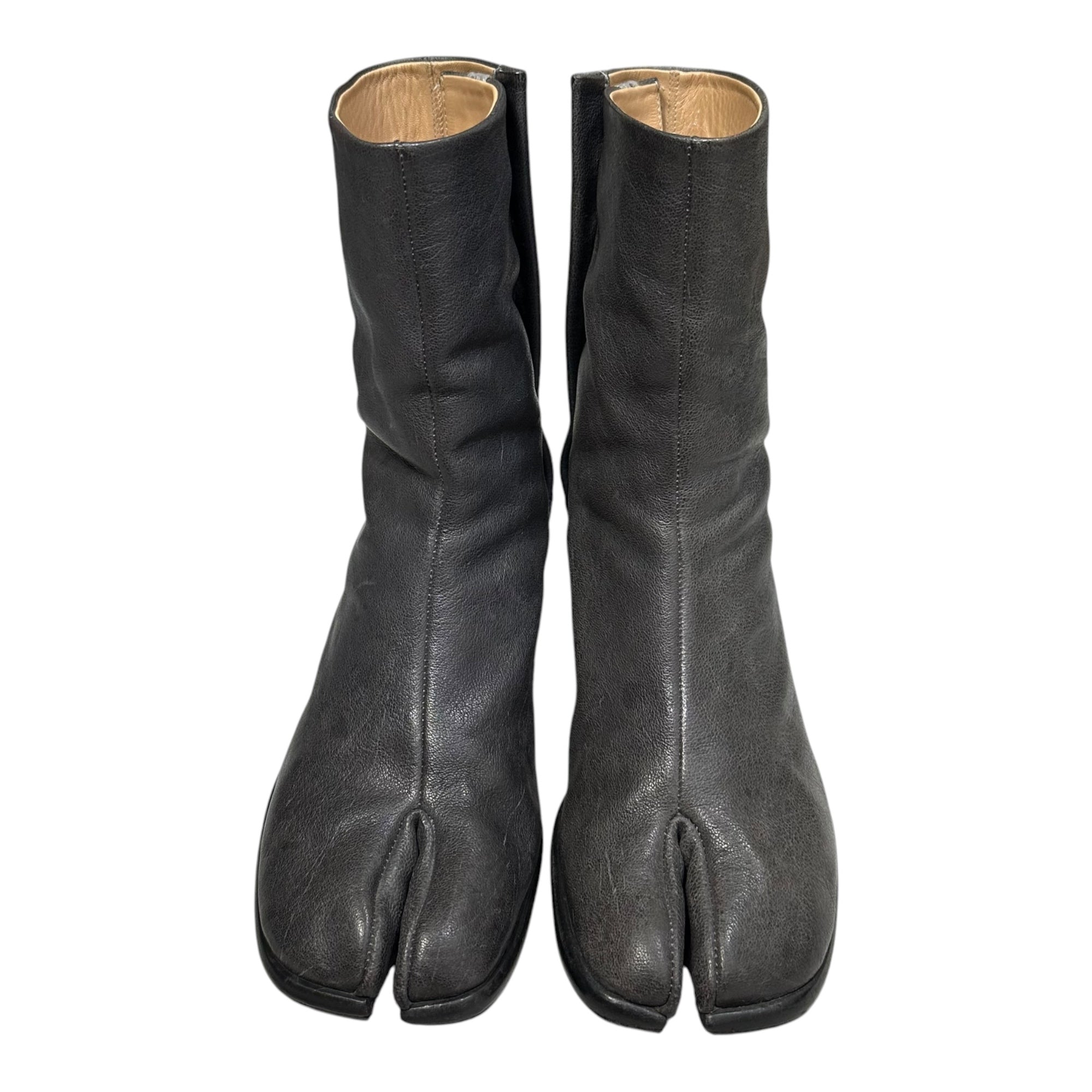 MAISON MARGIELA(メゾンマルジェラ) TABI ANKLE BOOTS H60 足袋 アンクル ブーツ 6cm 41 チャコールグレー タビ