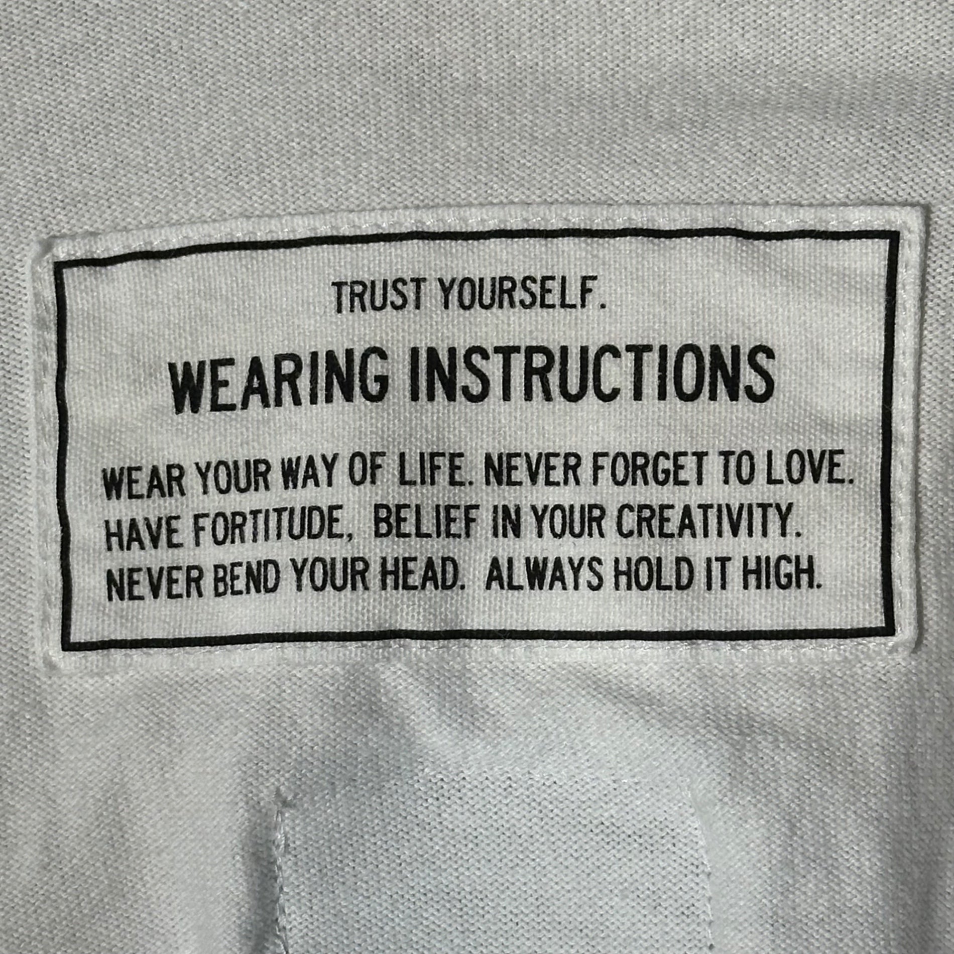 Maison MIHARA YASUHIRO(メゾンミハラヤスヒロ) 24SS Distressed Long-Sleeve T-shirt ダメージ加工 落書き 長袖 Tシャツ J12LT531 48 ホワイト カットソー