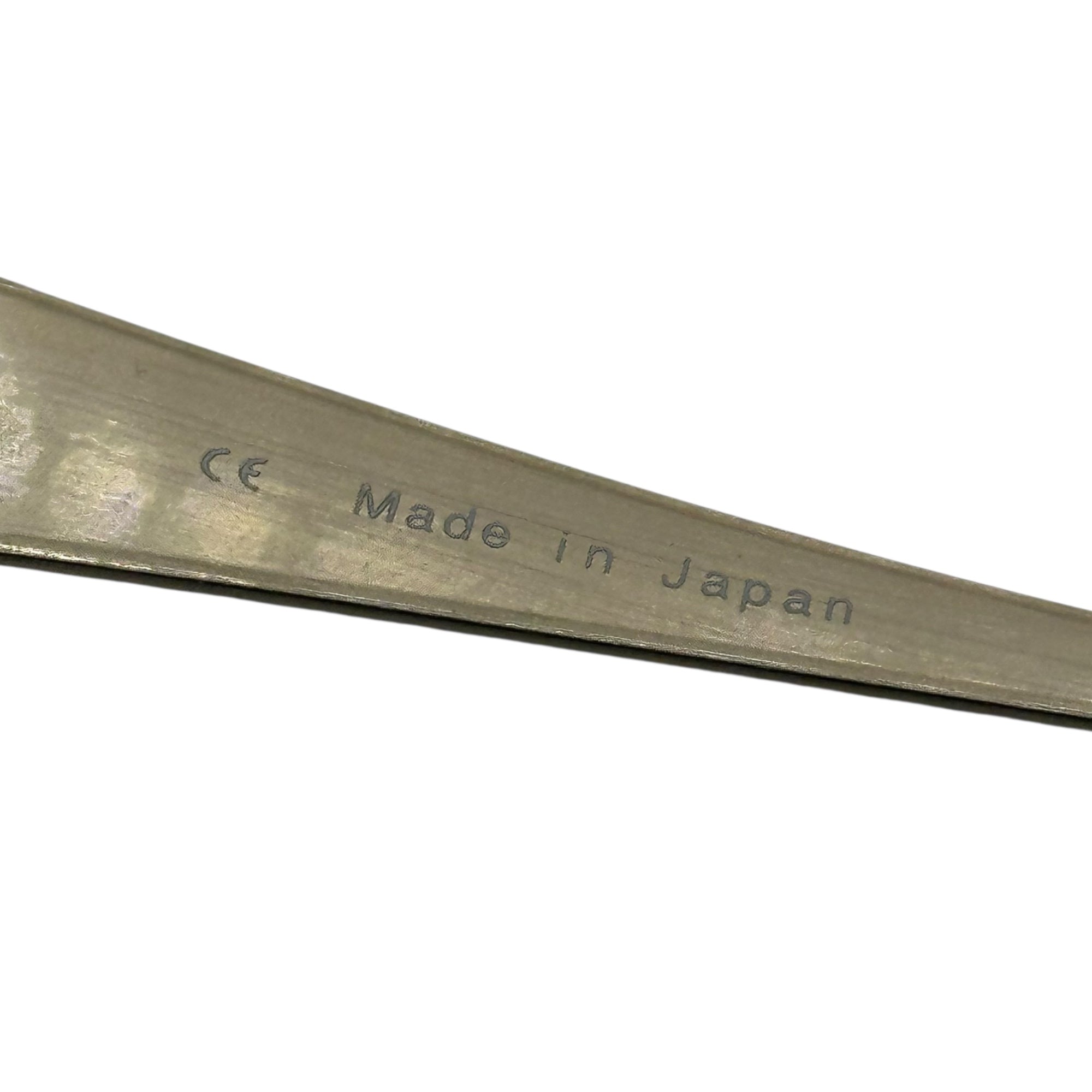 Jean Paul GAULTIER(ジャンポールゴルチエ) 00's Aluminum Design Frame Sunglasses アルミ デザイン フレーム サングラス SJP082J 62□14 シルバー 眼鏡