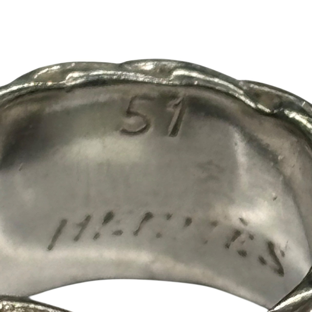 【SALE対象外】HERMES(エルメス) Vintage Dianne Ring ヴィンテージ ディアンヌ リング 51(11号) シルバー 指輪
