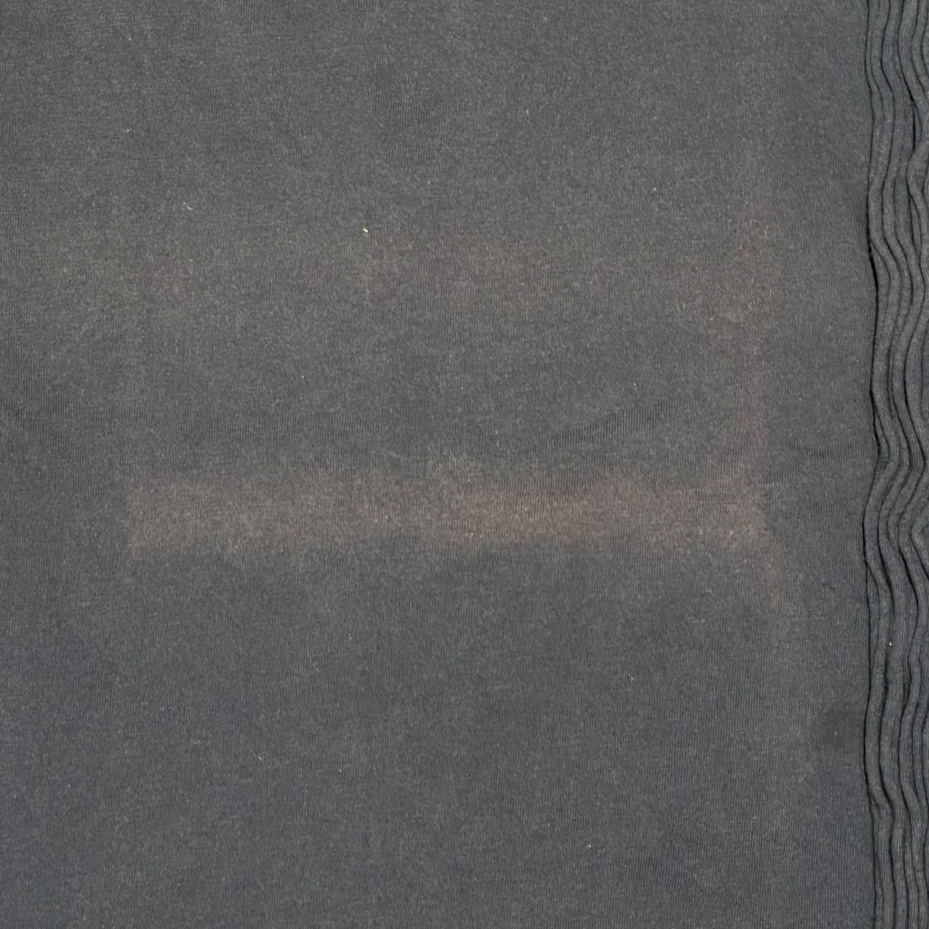 COMME des GARCONS SHIRT(コムデギャルソンシャツ) 90's One-Sided Pleated Crew Neck T-Shirt 90年代 片プリーツ クルーネック Tシャツ S ネイビー