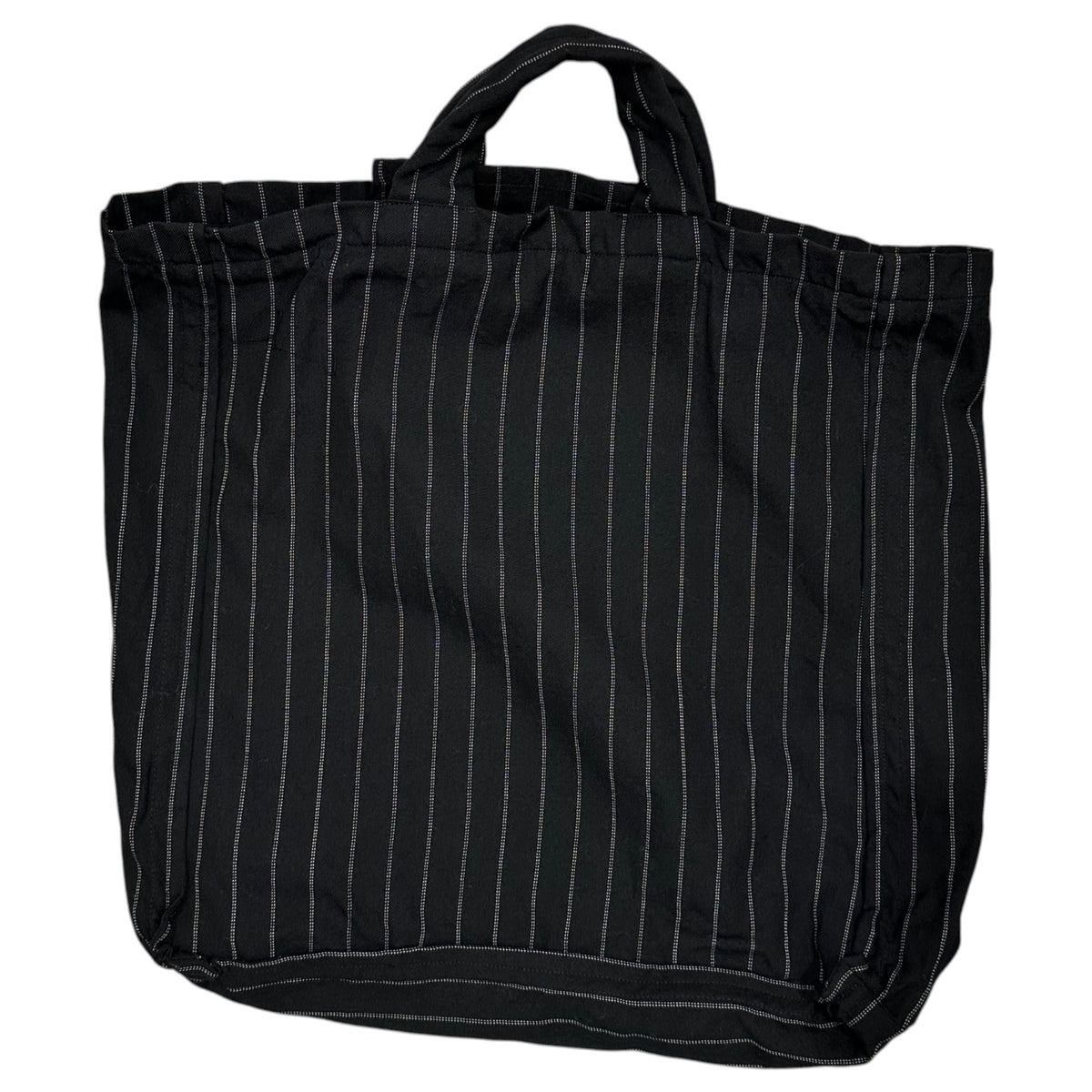 COMME des GARCONS COMME des GARCONS(コムデギャルソンコムデギャルソン) 2000's Wool Striped Tote Bag ウール ストライプ トート バッグ CK102180 ブラック