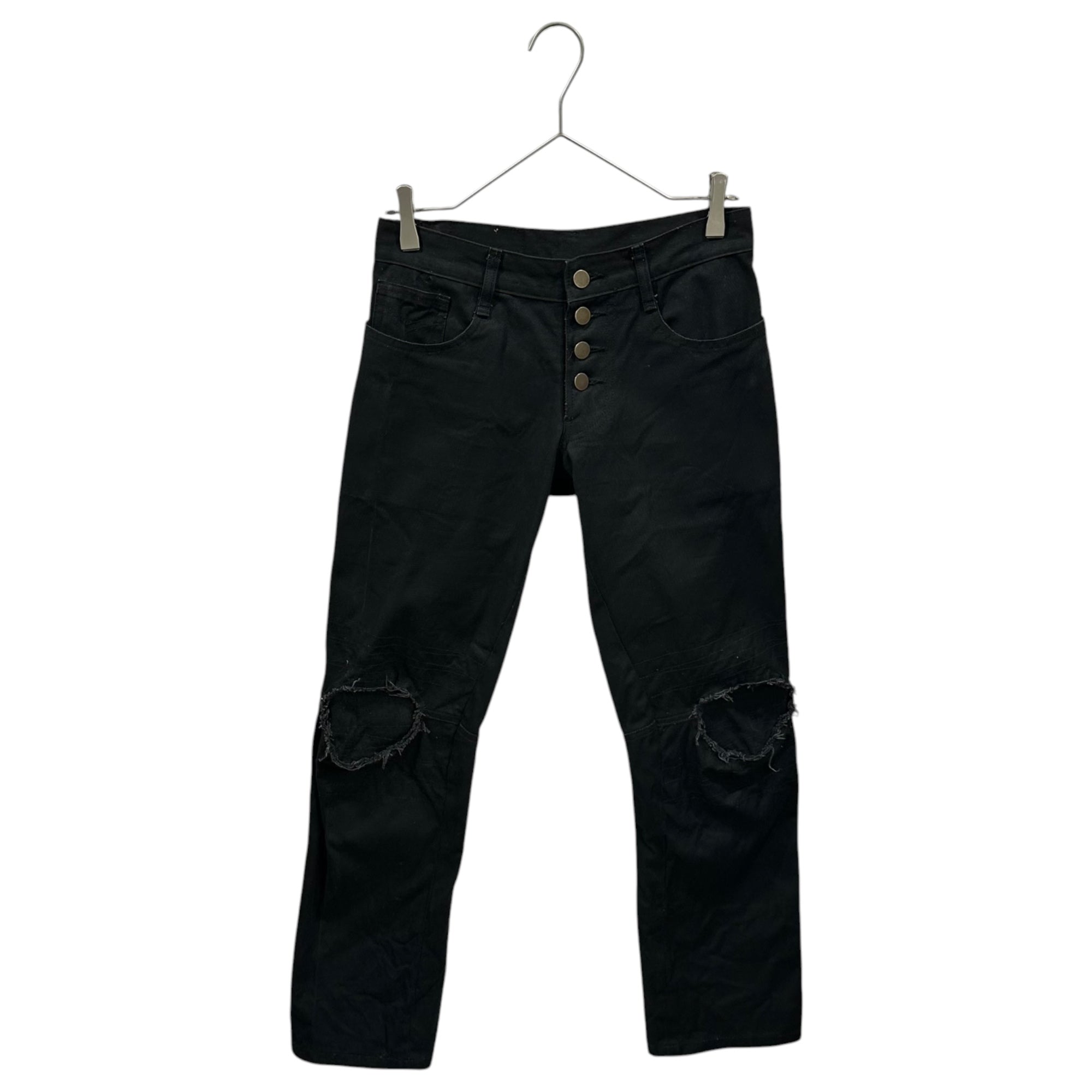 Nemeth(ネメス) 00's Cotton 3B Knee-Damage Set Up コットン 3ボタン 膝 ダメージ セットアップ JKT：9104 BOTTOMS：RL20 M ブラック