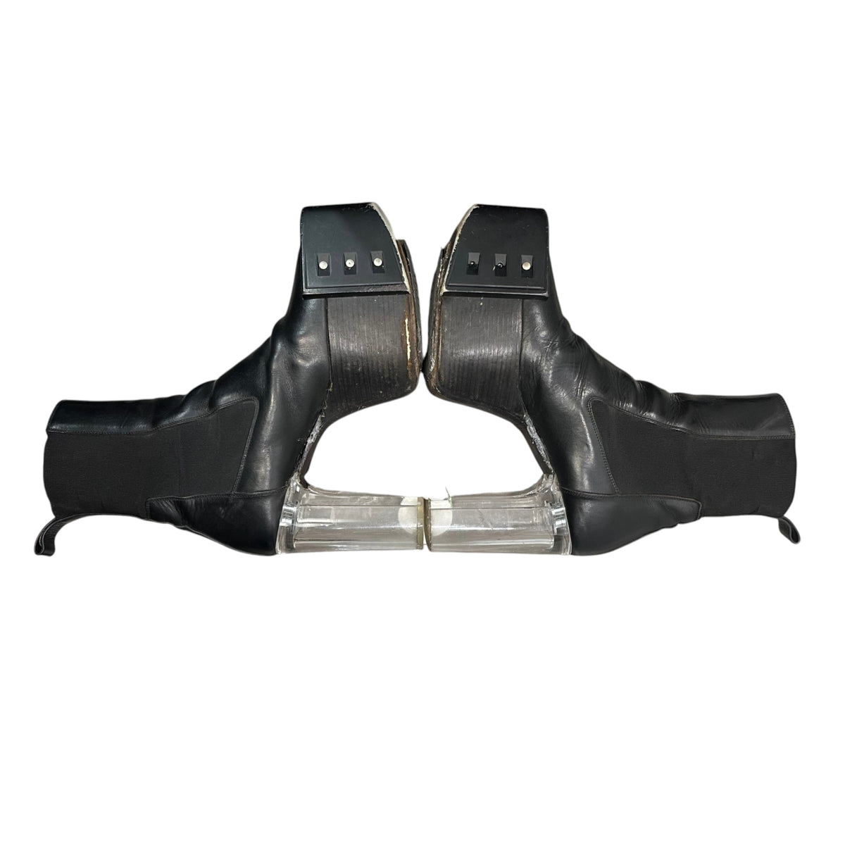 Rick Owens(リックオウエンス) GRILL KISS BOOTS グリル キスブーツ RU02A5825 43 ブラック