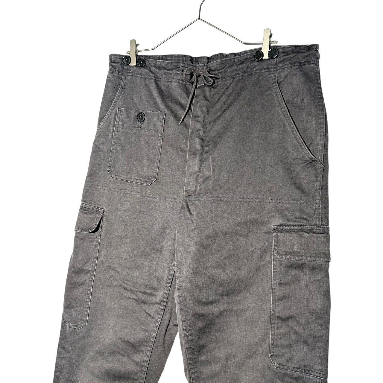 Denmark Military(デンマーク軍) 70's M-71 Combat Pants 前期 コンバット パンツ CF4 7881 7382 表記無(W約94cm) グレー 70's カーゴ ダブルニー ミリタリー