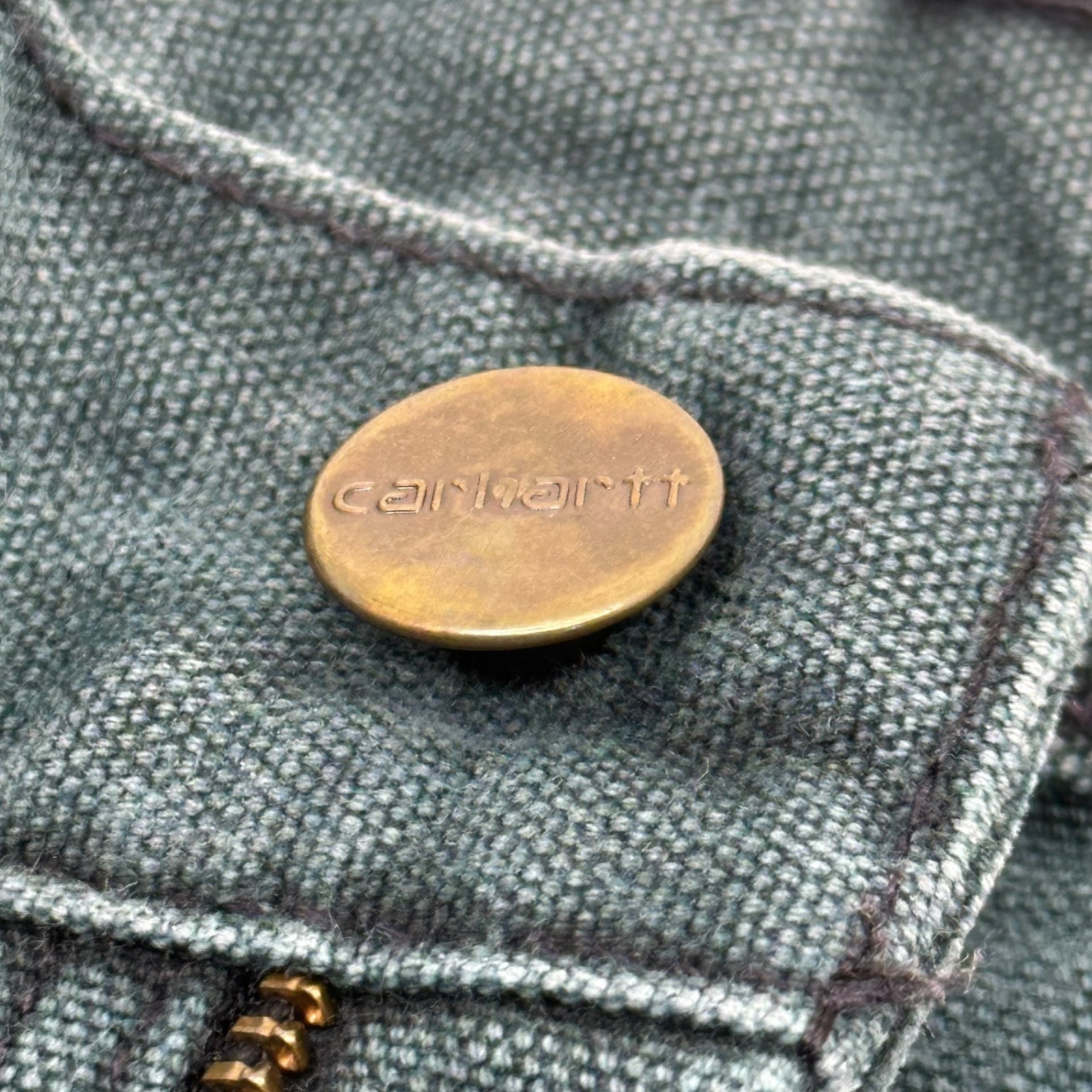 carhartt(カーハート) 70's Vintage Painter Pants 70年代 ヴィンテージ ペインター パンツ 36 グリーン TALON 42